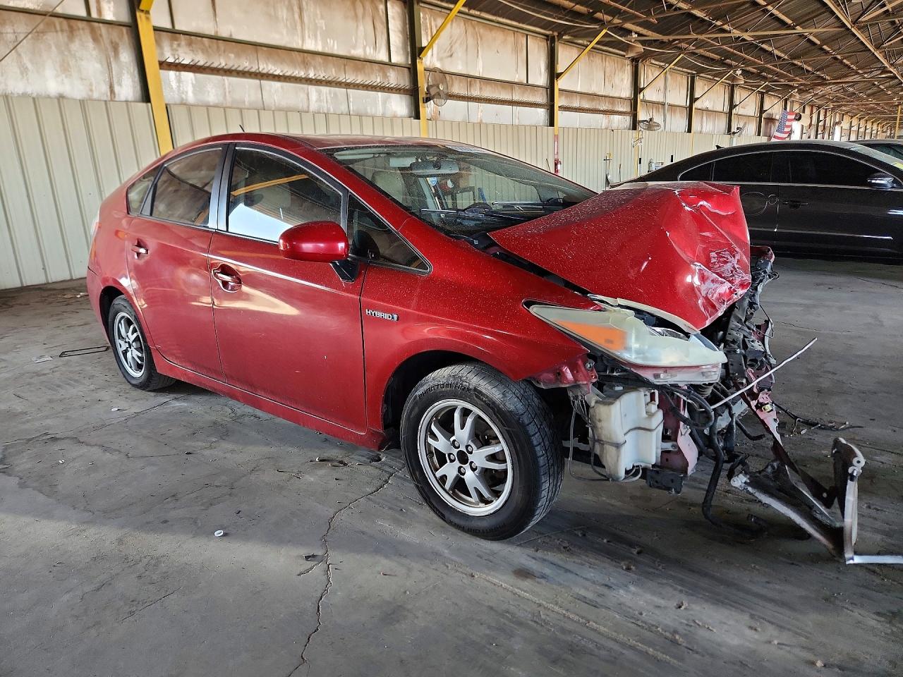 2011 Toyota Prius Three Red vin: JTDKN3DU0B0247692
