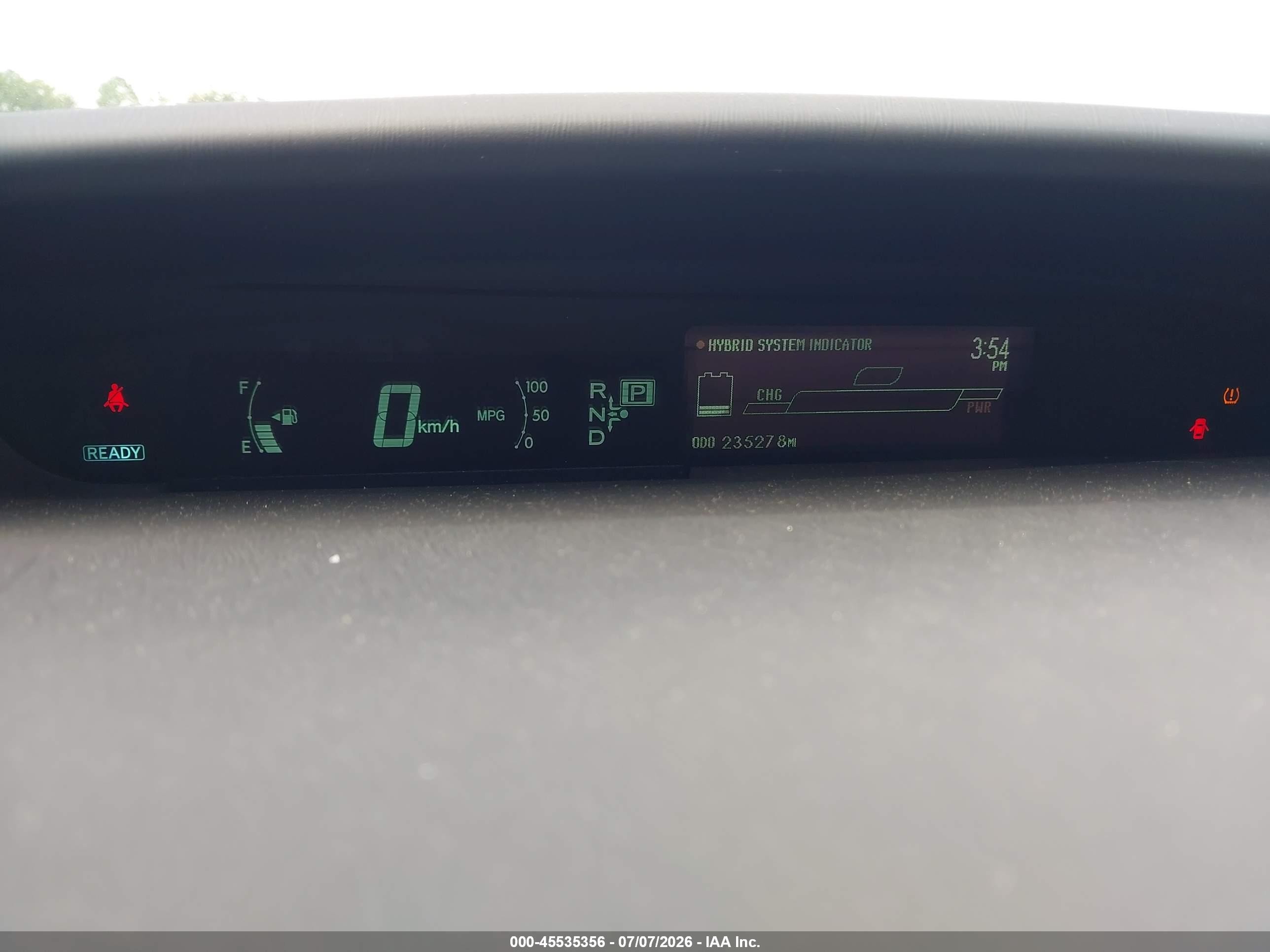 2011 Toyota Prius Three Красный vin: JTDKN3DU0B0258658
