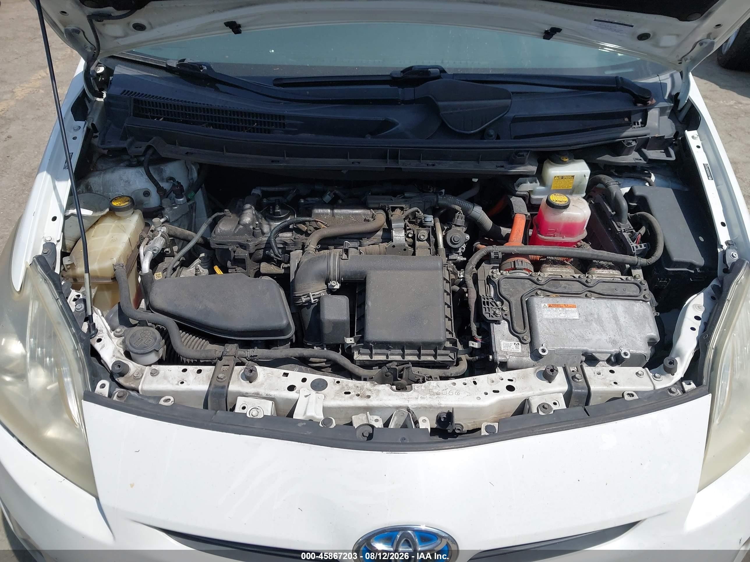 2011 Toyota Prius Two White vin: JTDKN3DU0B0260703