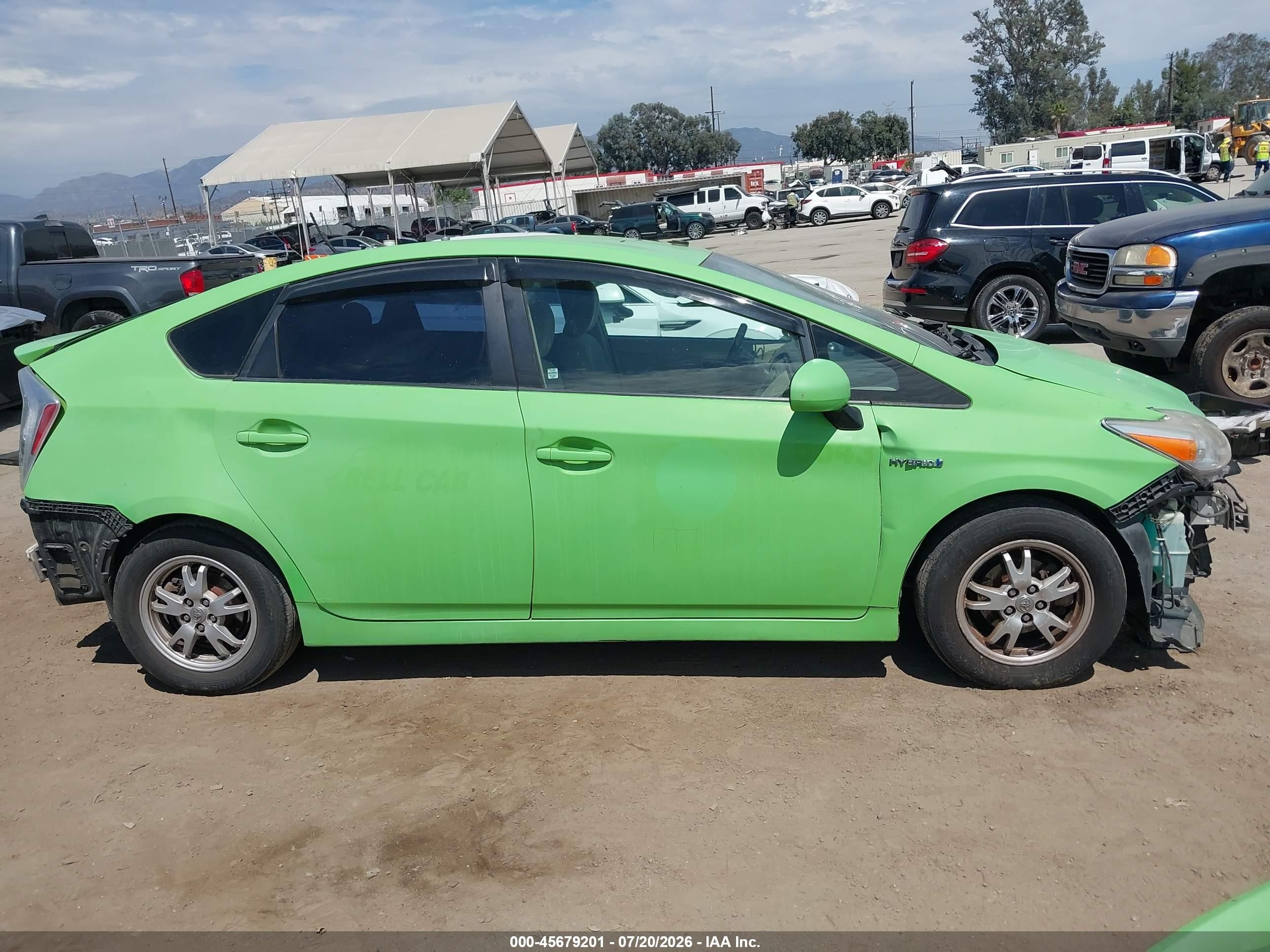 2011 Toyota Prius Two Green vin: JTDKN3DU0B0264962