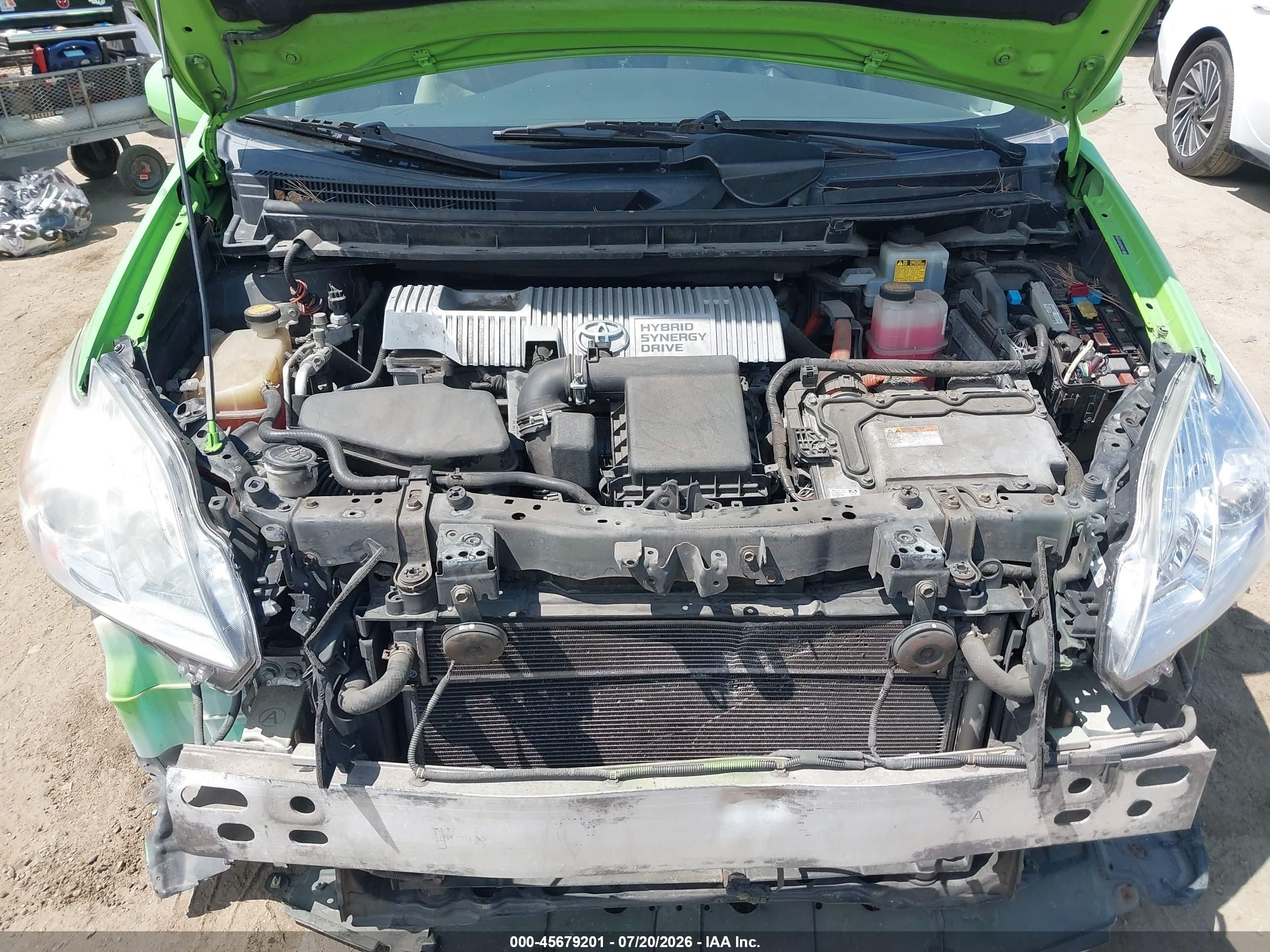 2011 Toyota Prius Two Green vin: JTDKN3DU0B0264962