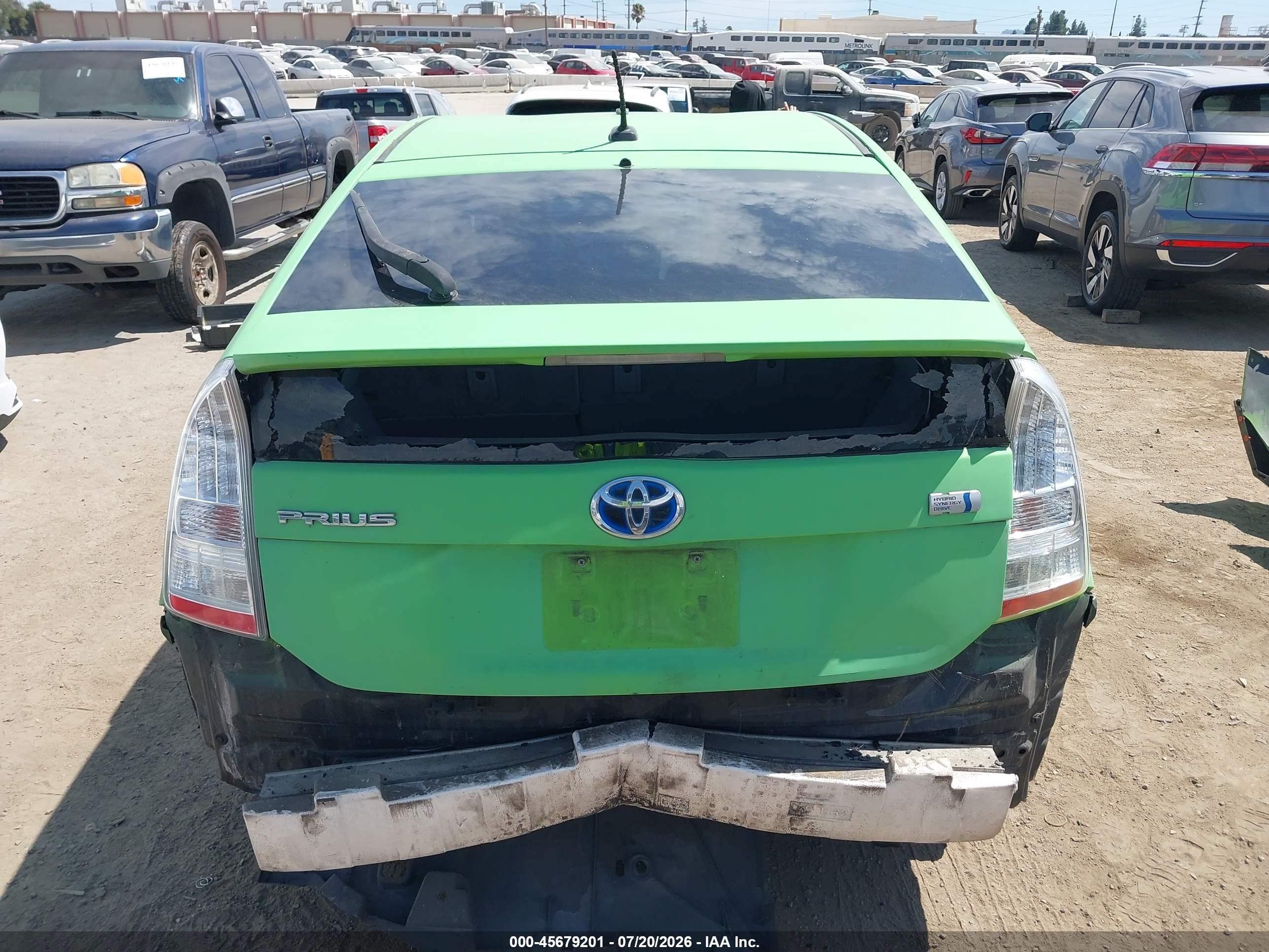 2011 Toyota Prius Two Green vin: JTDKN3DU0B0264962