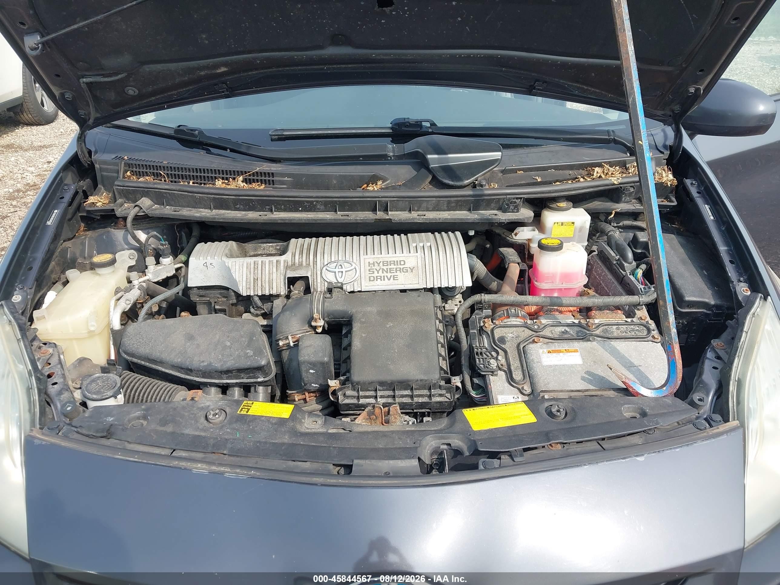 2011 Toyota Prius Two Black vin: JTDKN3DU0B0280580