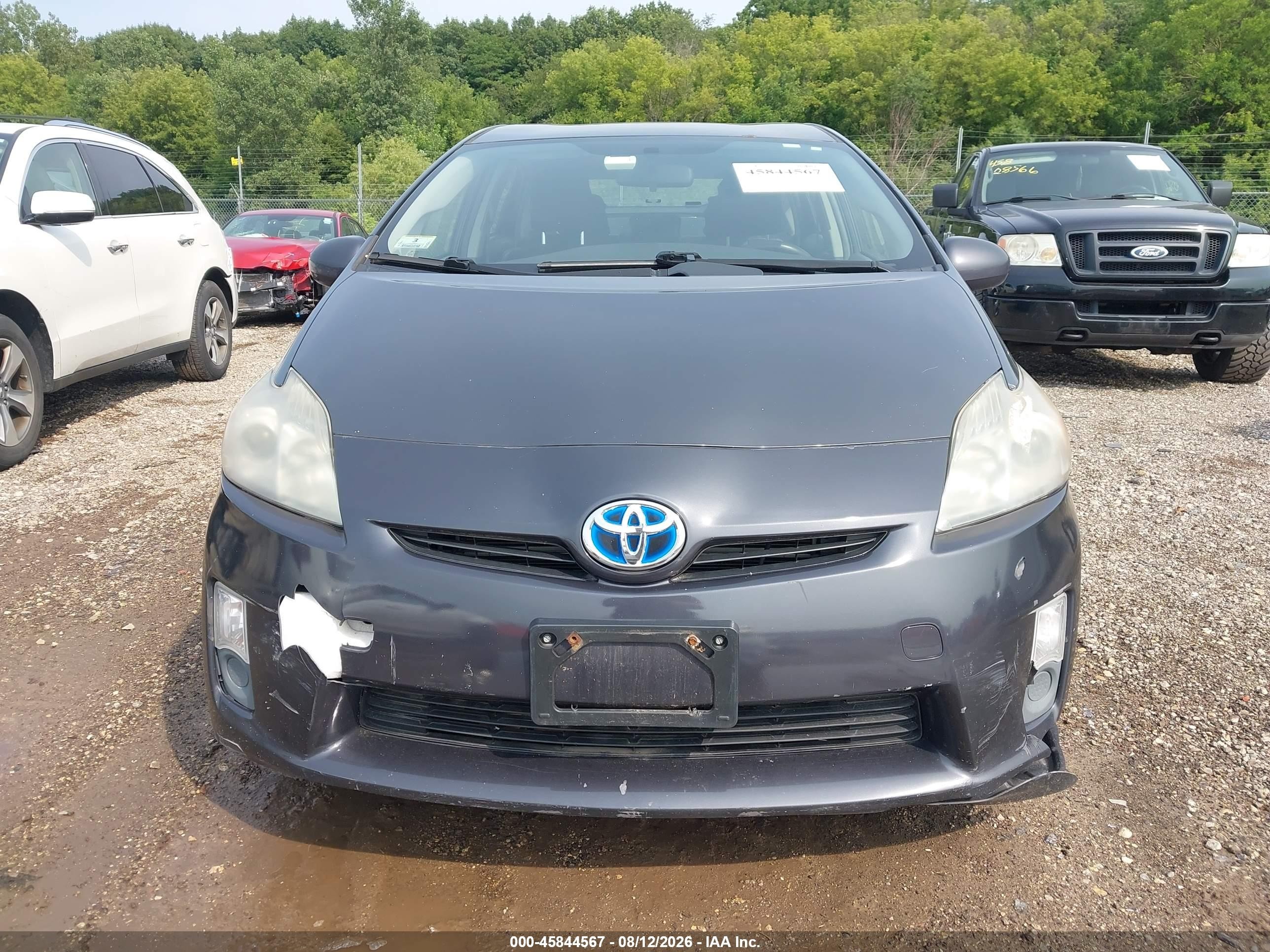 2011 Toyota Prius Two Black vin: JTDKN3DU0B0280580