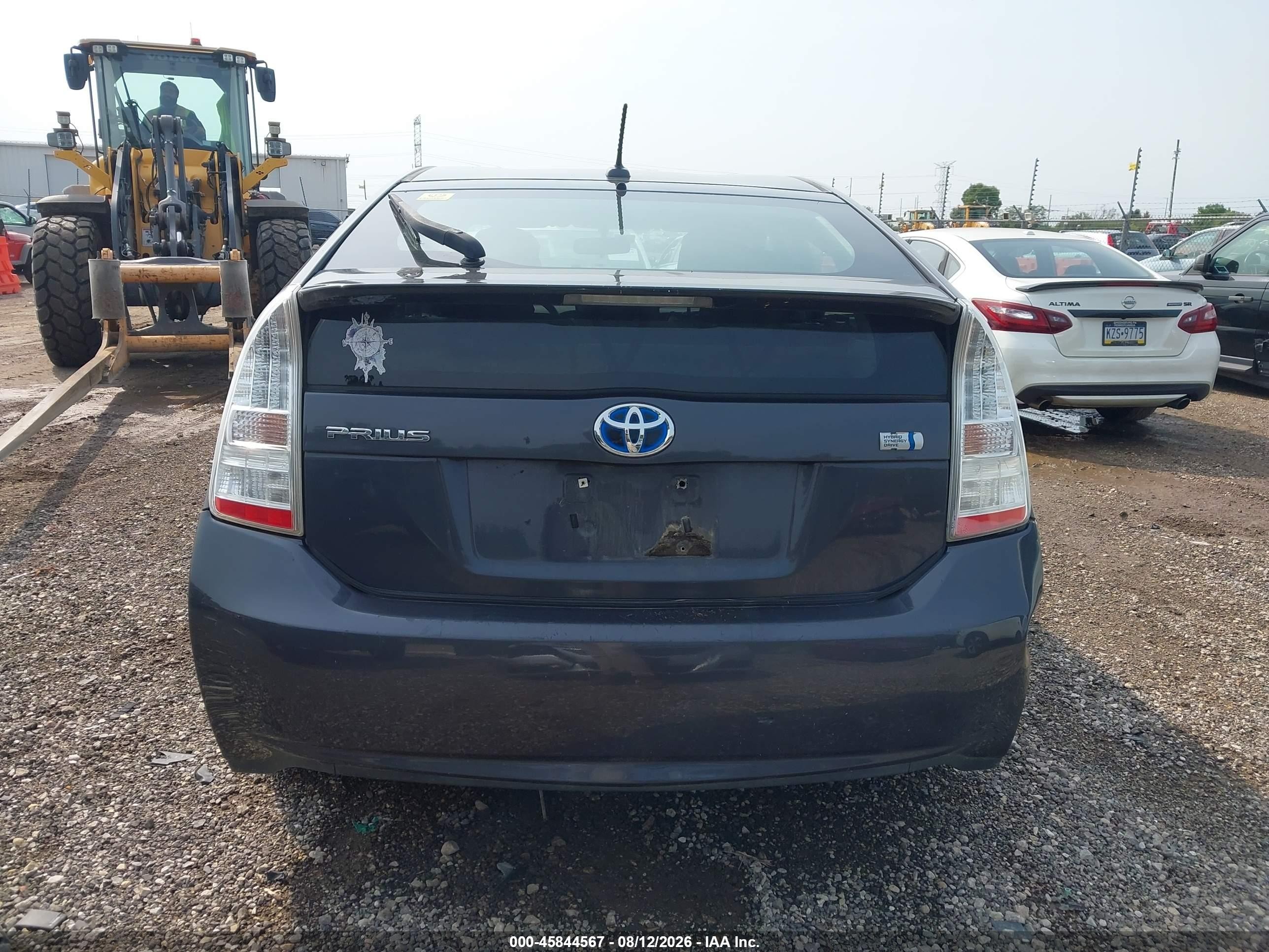 2011 Toyota Prius Two Black vin: JTDKN3DU0B0280580
