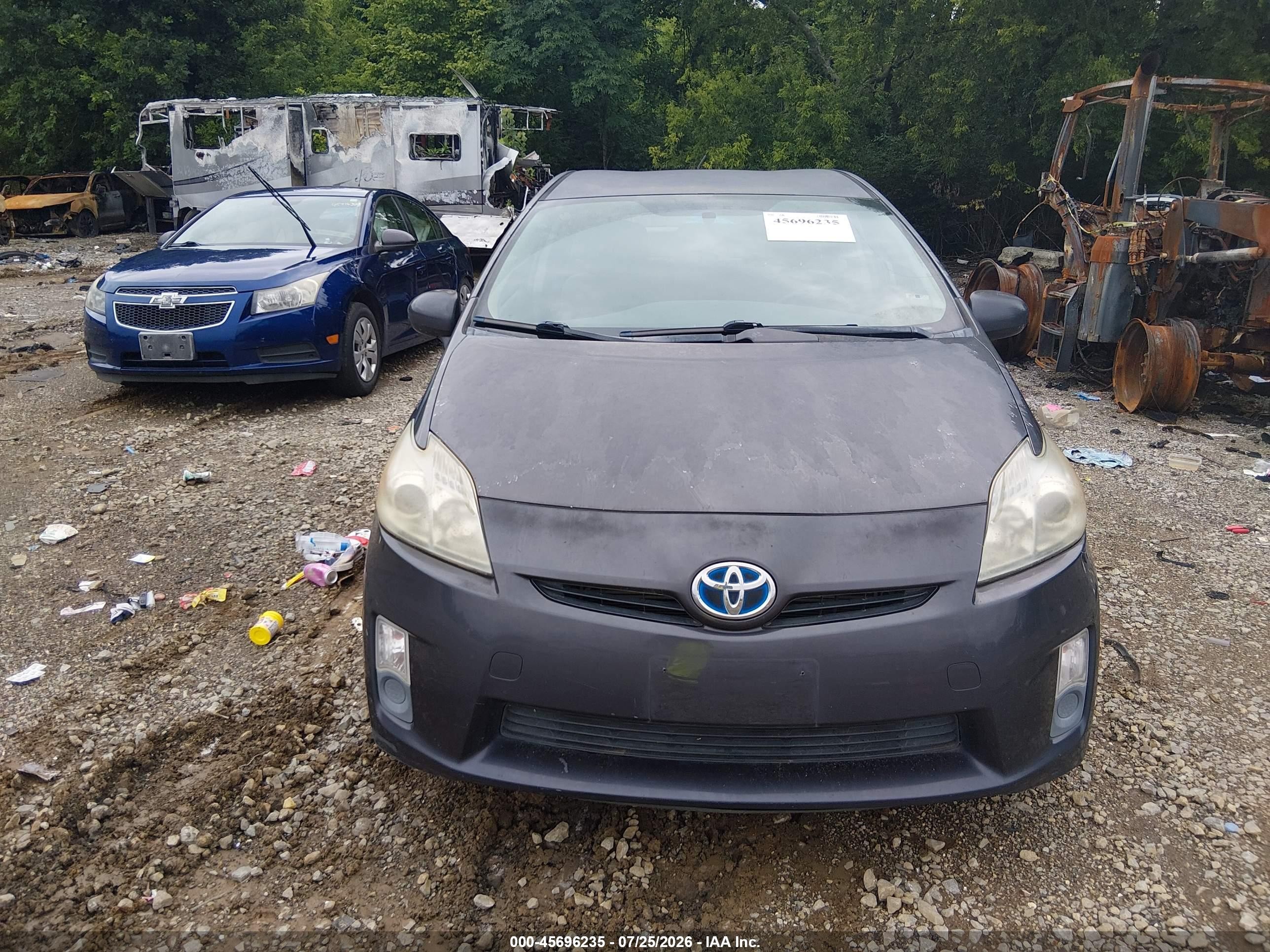 2011 Toyota Prius Three Gray vin: JTDKN3DU0B0295774