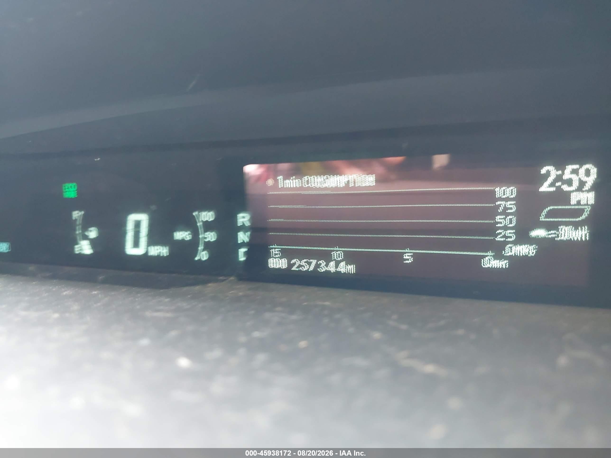 2011 Toyota Prius Two Red vin: JTDKN3DU0B0309544