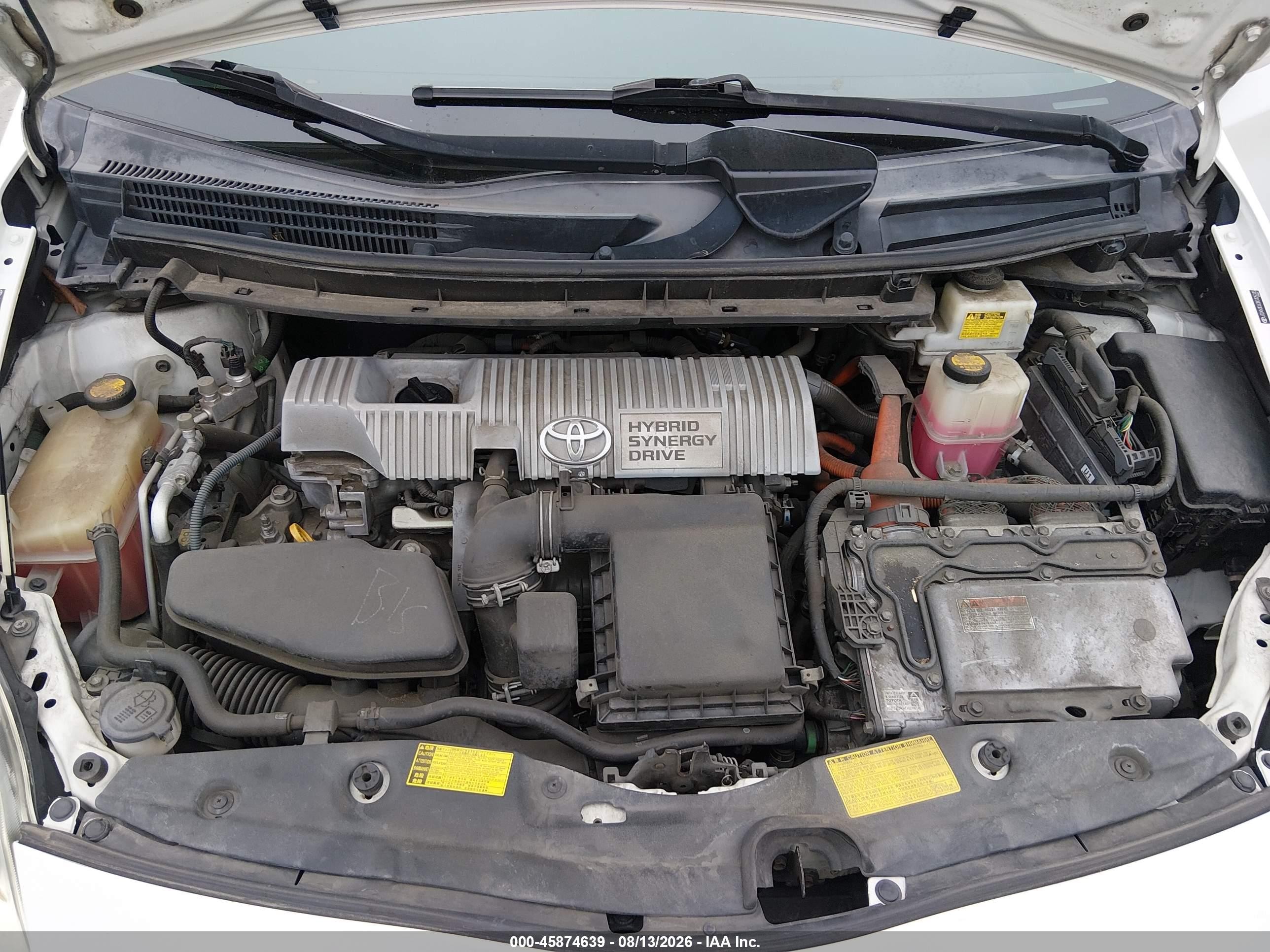 2011 Toyota Prius Two Белый vin: JTDKN3DU0B0325033