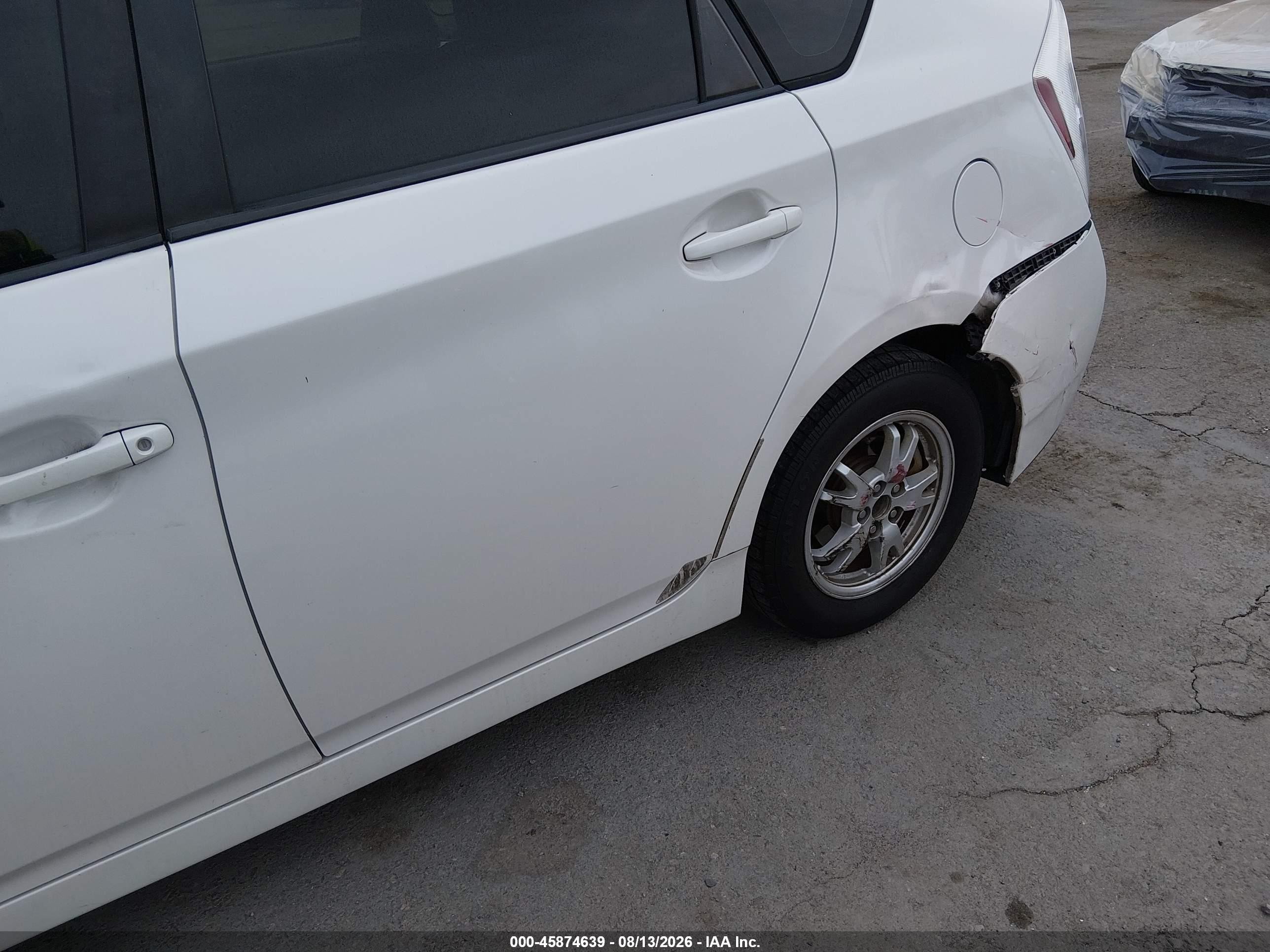 2011 Toyota Prius Two Белый vin: JTDKN3DU0B0325033