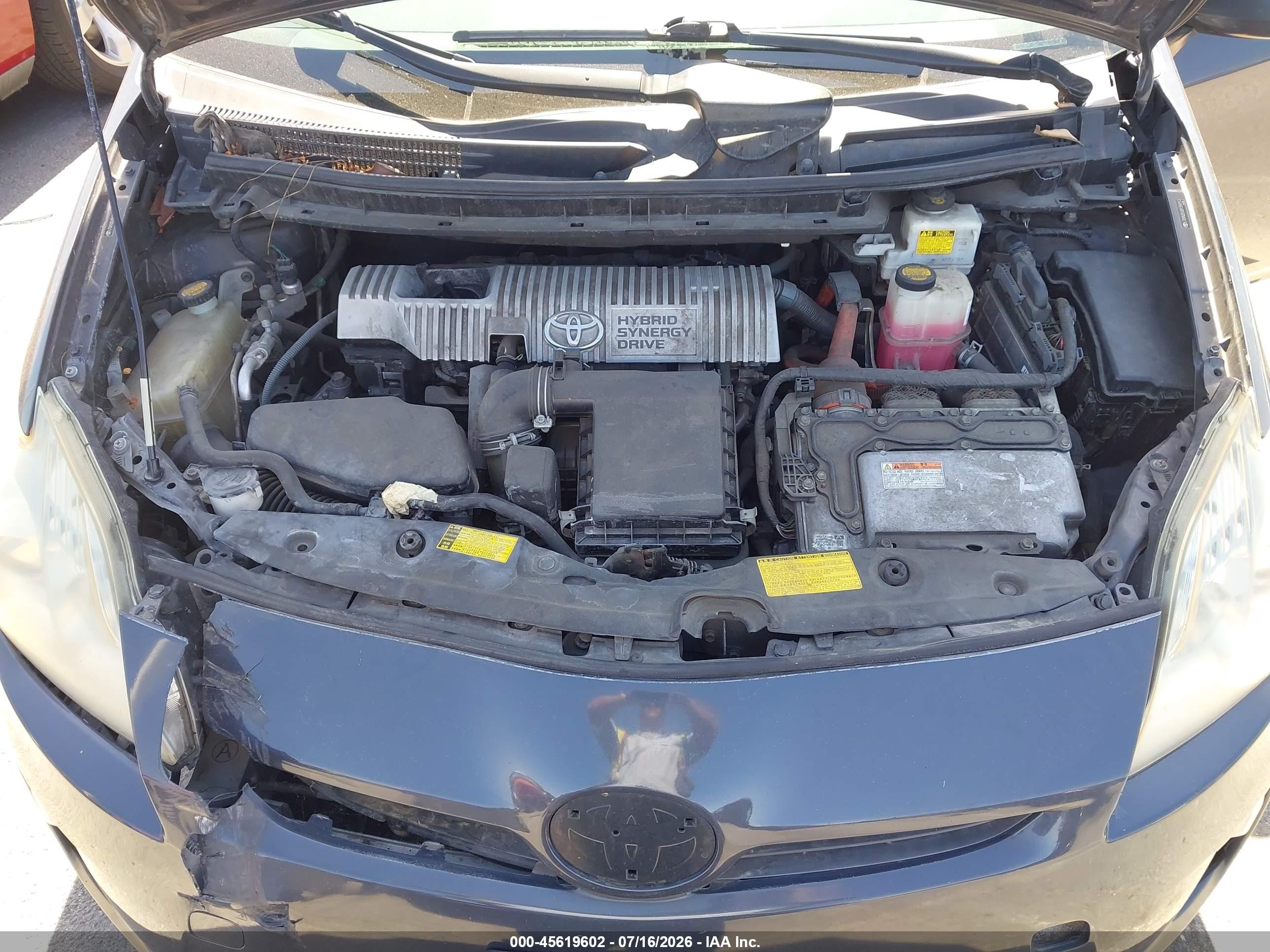 2011 Toyota Prius Three Gray vin: JTDKN3DU0B1394153
