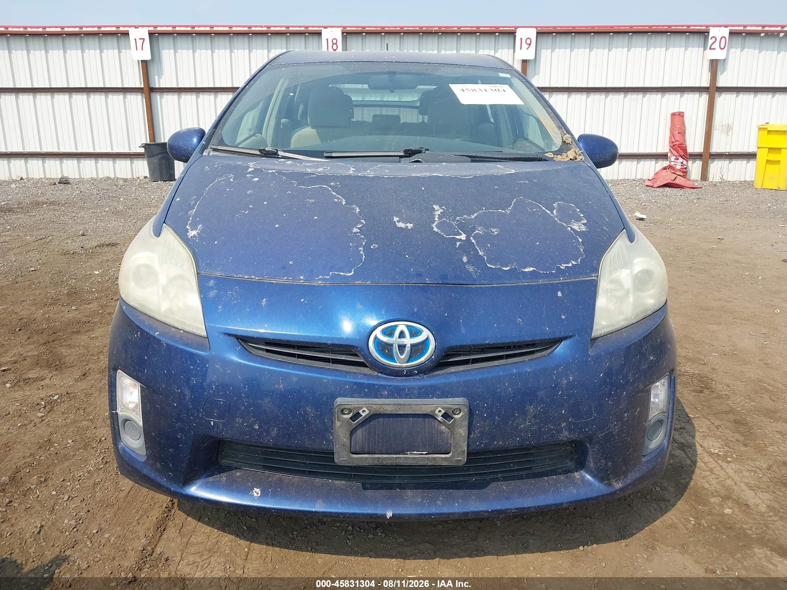 2011 Toyota Prius Two Dark Blue vin: JTDKN3DU0B1421075
