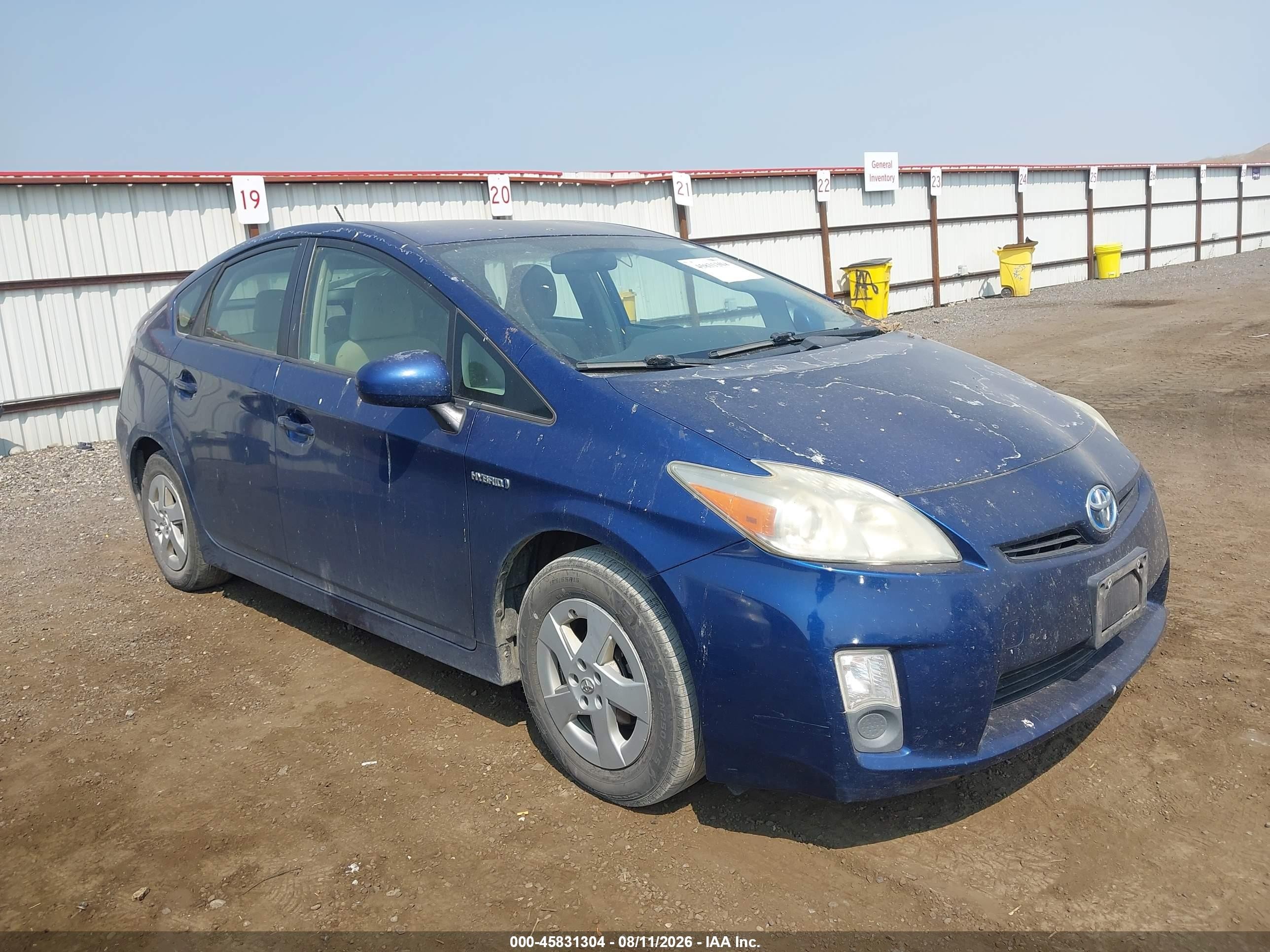 2011 Toyota Prius Two Dark Blue vin: JTDKN3DU0B1421075