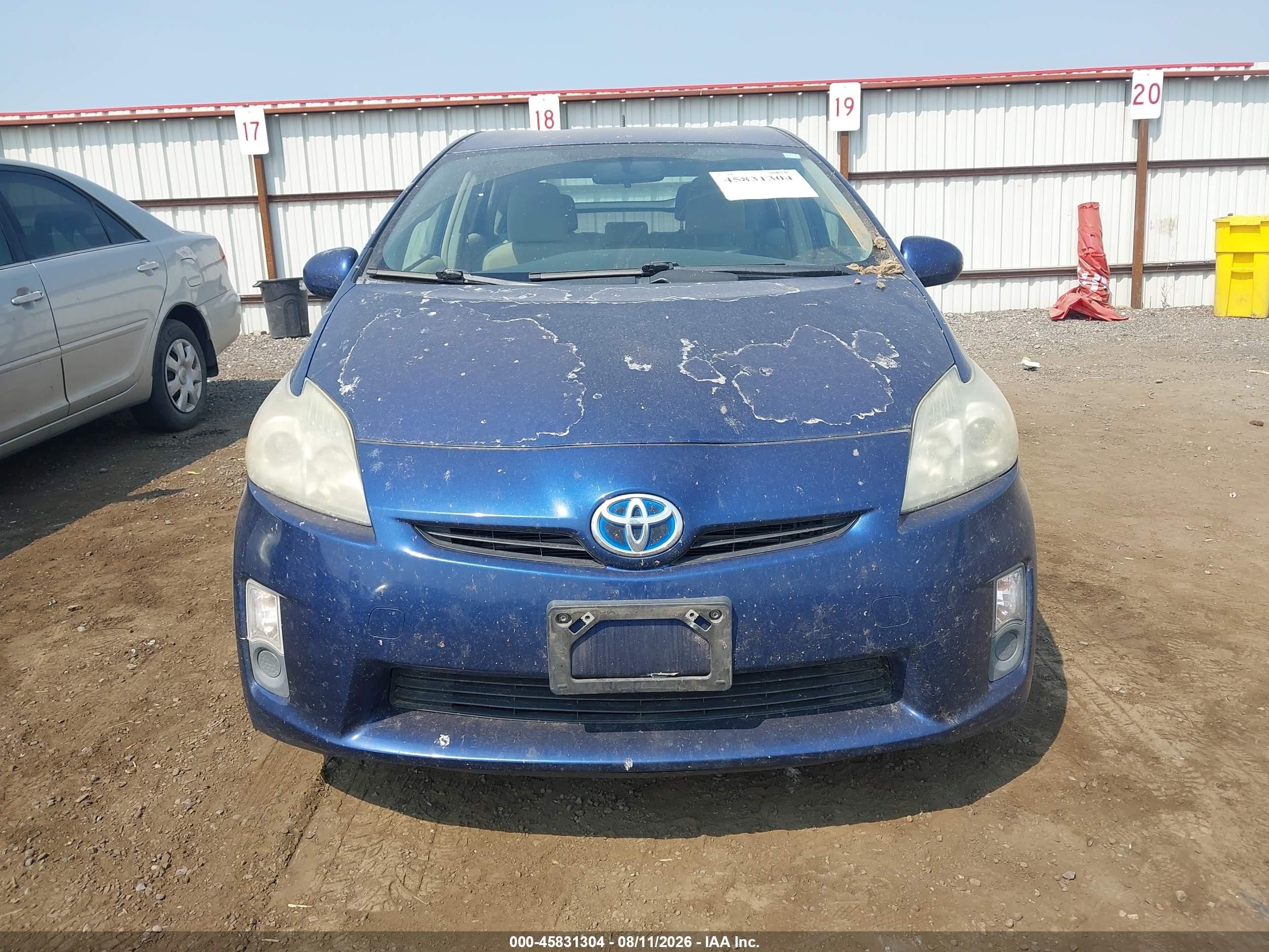 2011 Toyota Prius Two Dark Blue vin: JTDKN3DU0B1421075