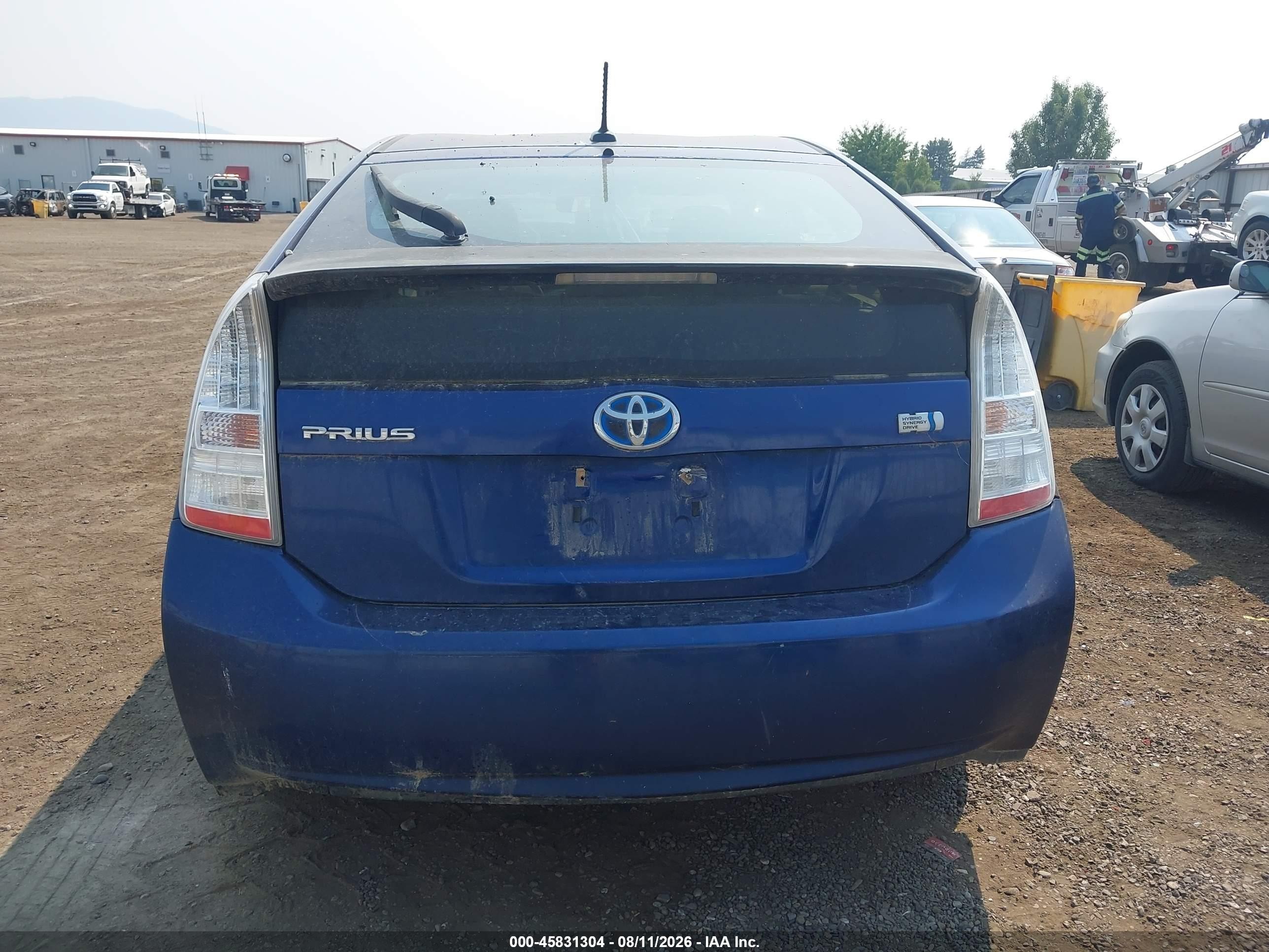 2011 Toyota Prius Two Dark Blue vin: JTDKN3DU0B1421075