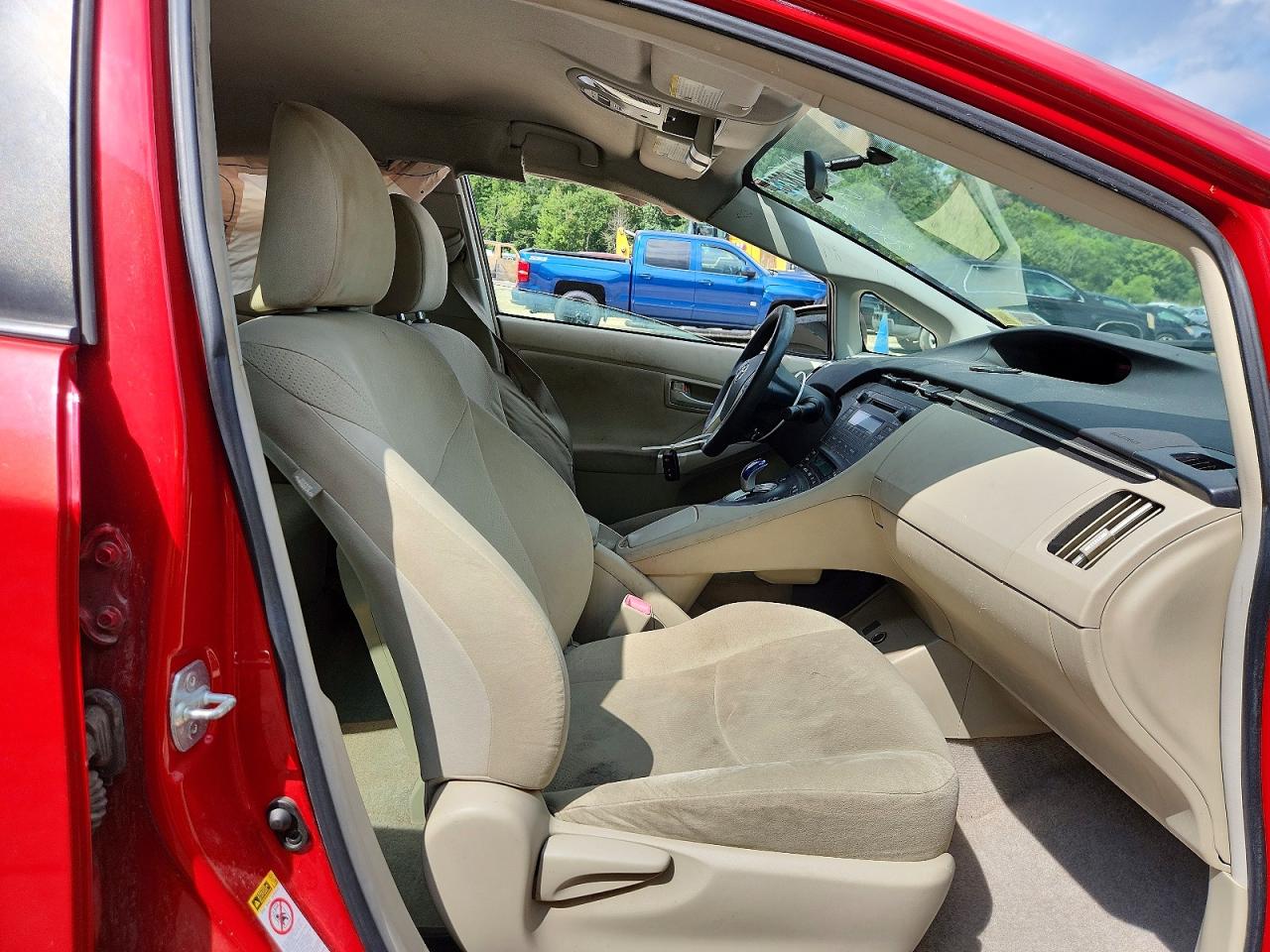 2011 Toyota Prius Two Red vin: JTDKN3DU0B1473354