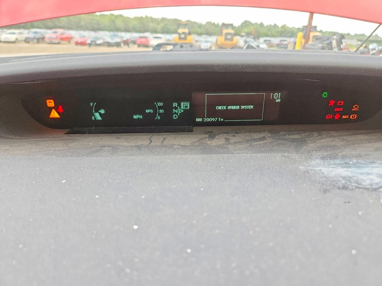 2011 Toyota Prius Two Red vin: JTDKN3DU0B1473354