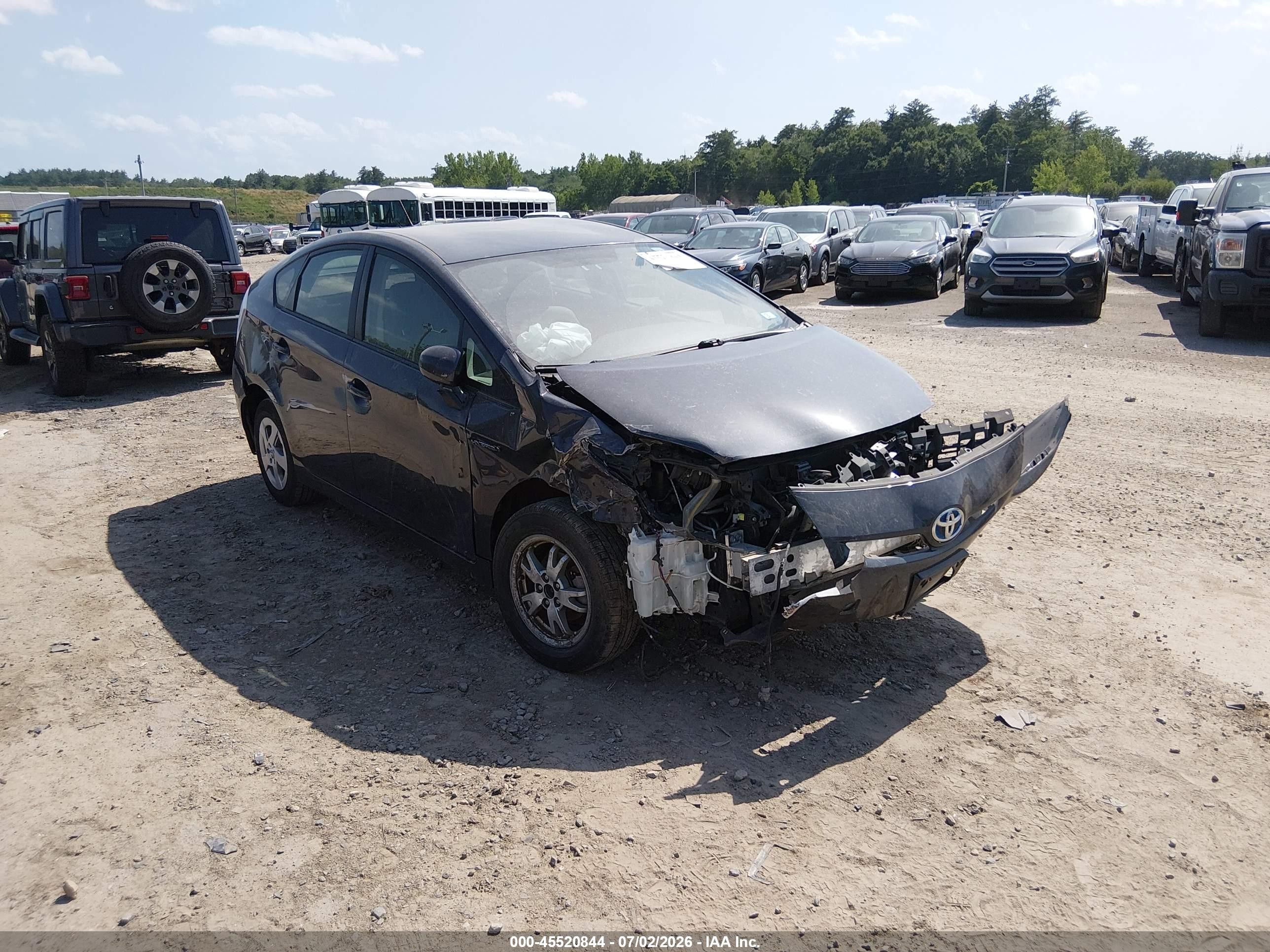 2011 Toyota Prius Two Gray vin: JTDKN3DU0B5364868