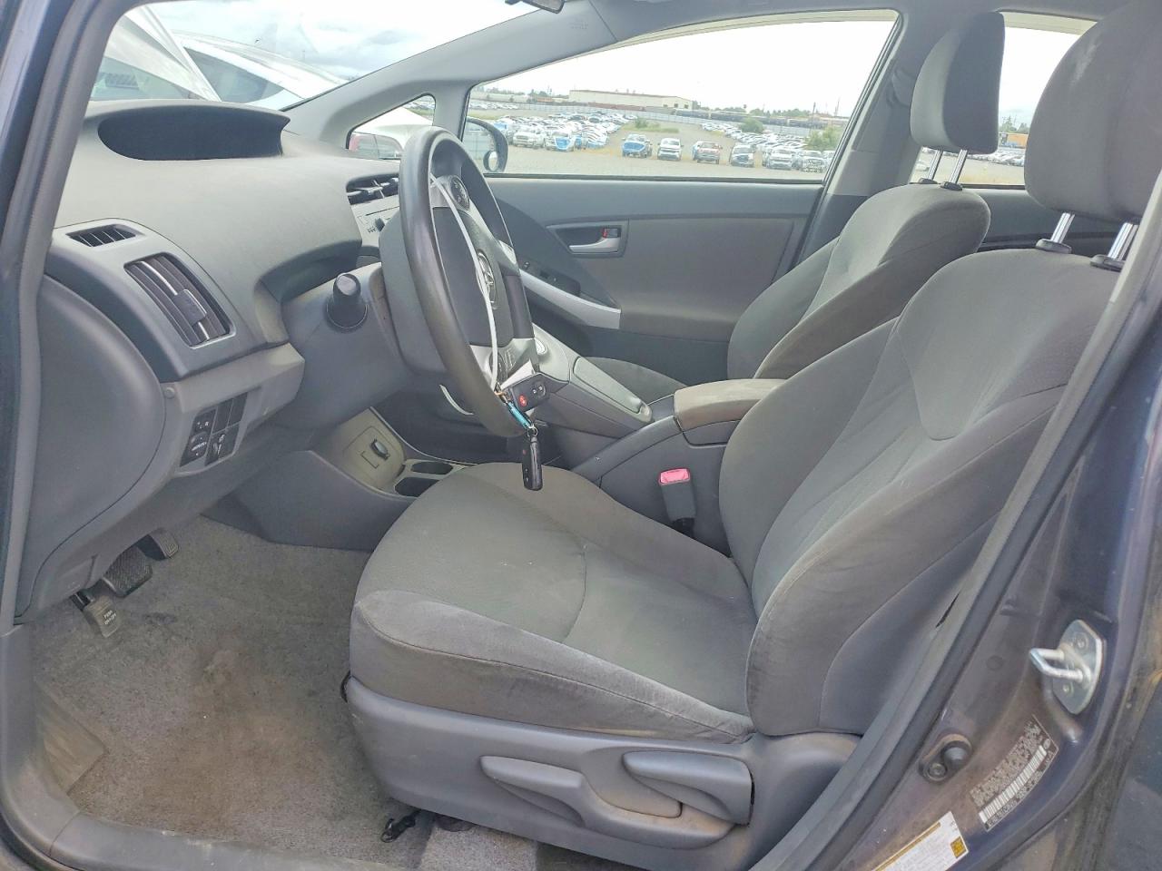 2011 Toyota Prius Three Gray vin: JTDKN3DU0B5368693