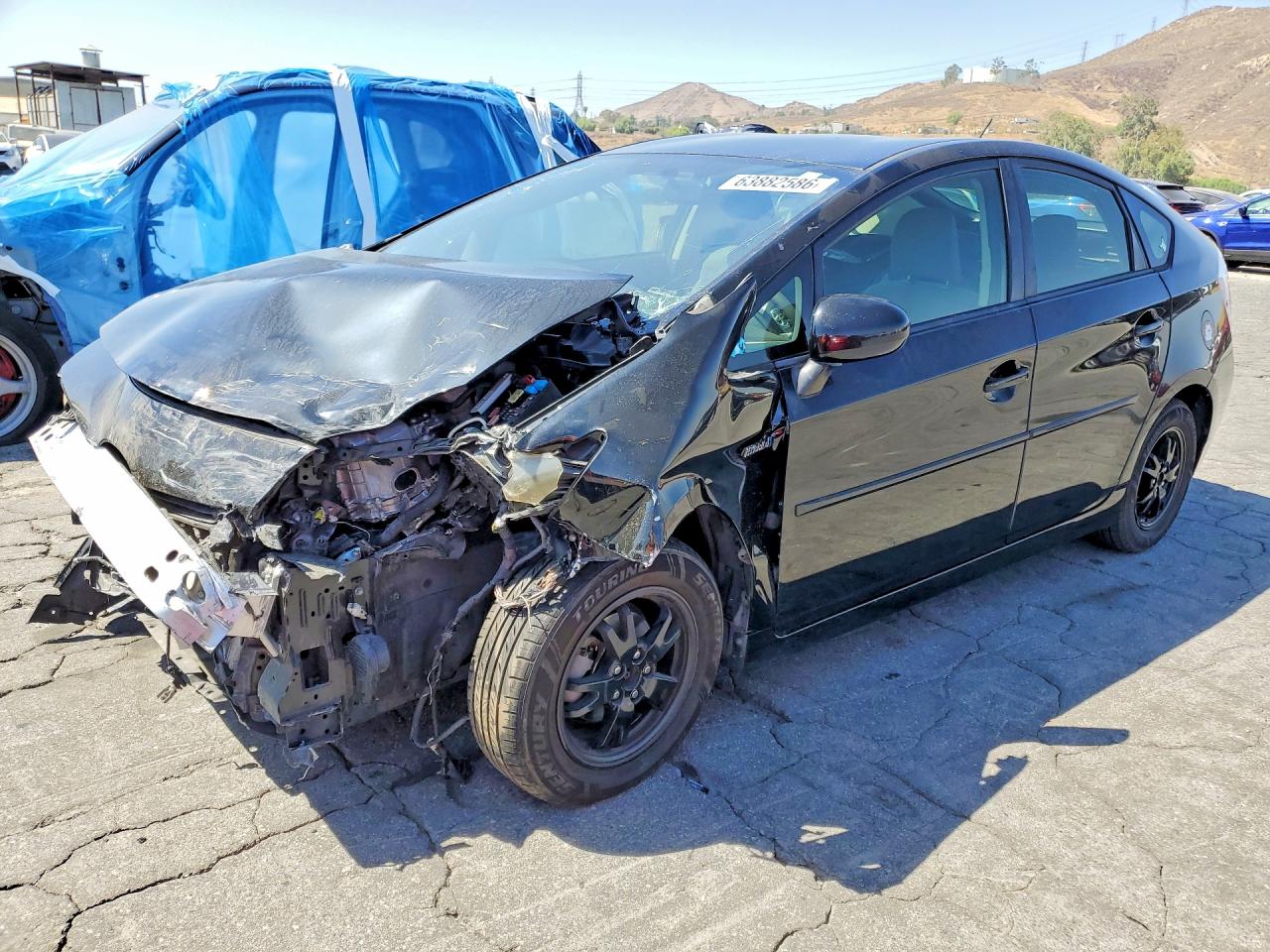 2012 Toyota Prius Two Черный vin: JTDKN3DU0C0334932