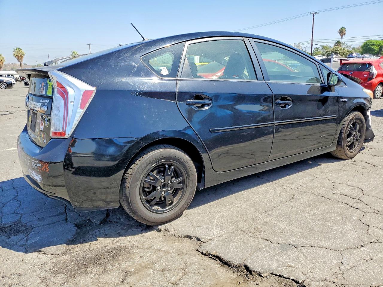 2012 Toyota Prius Two Black vin: JTDKN3DU0C0334932