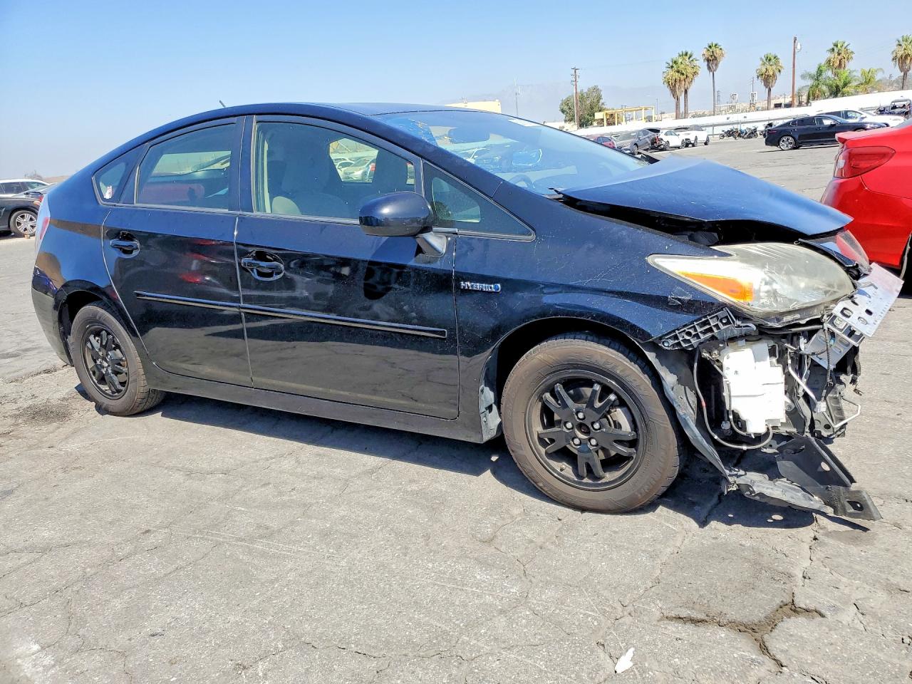 2012 Toyota Prius Two Black vin: JTDKN3DU0C0334932