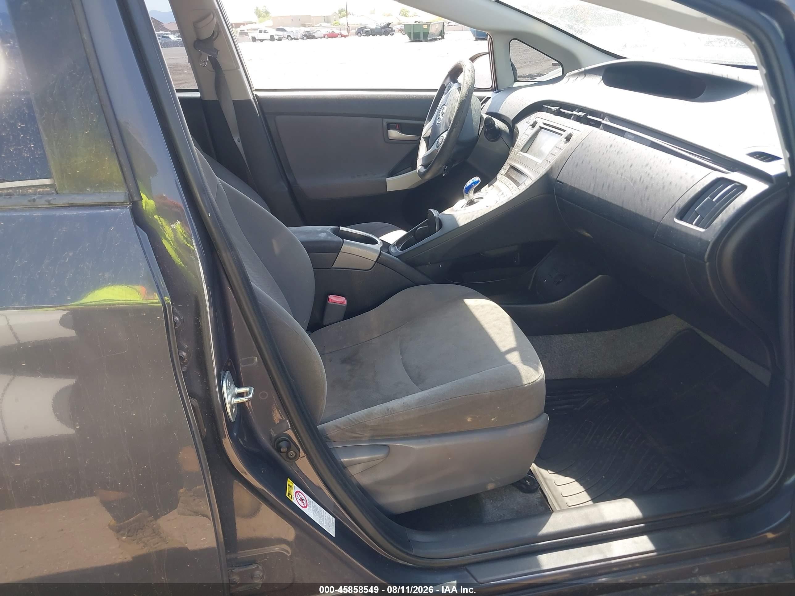 2012 Toyota Prius Three Gray vin: JTDKN3DU0C1484176