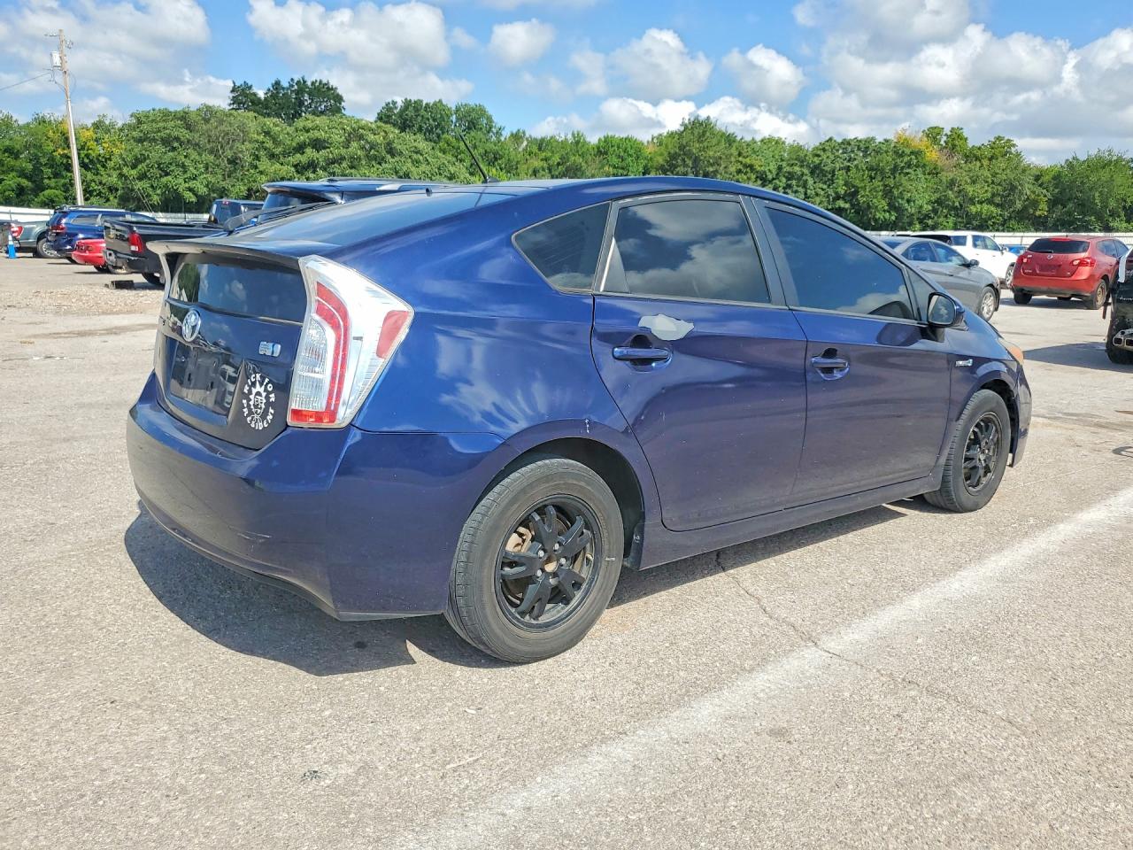 2012 Toyota Prius Two Blue vin: JTDKN3DU0C1525955