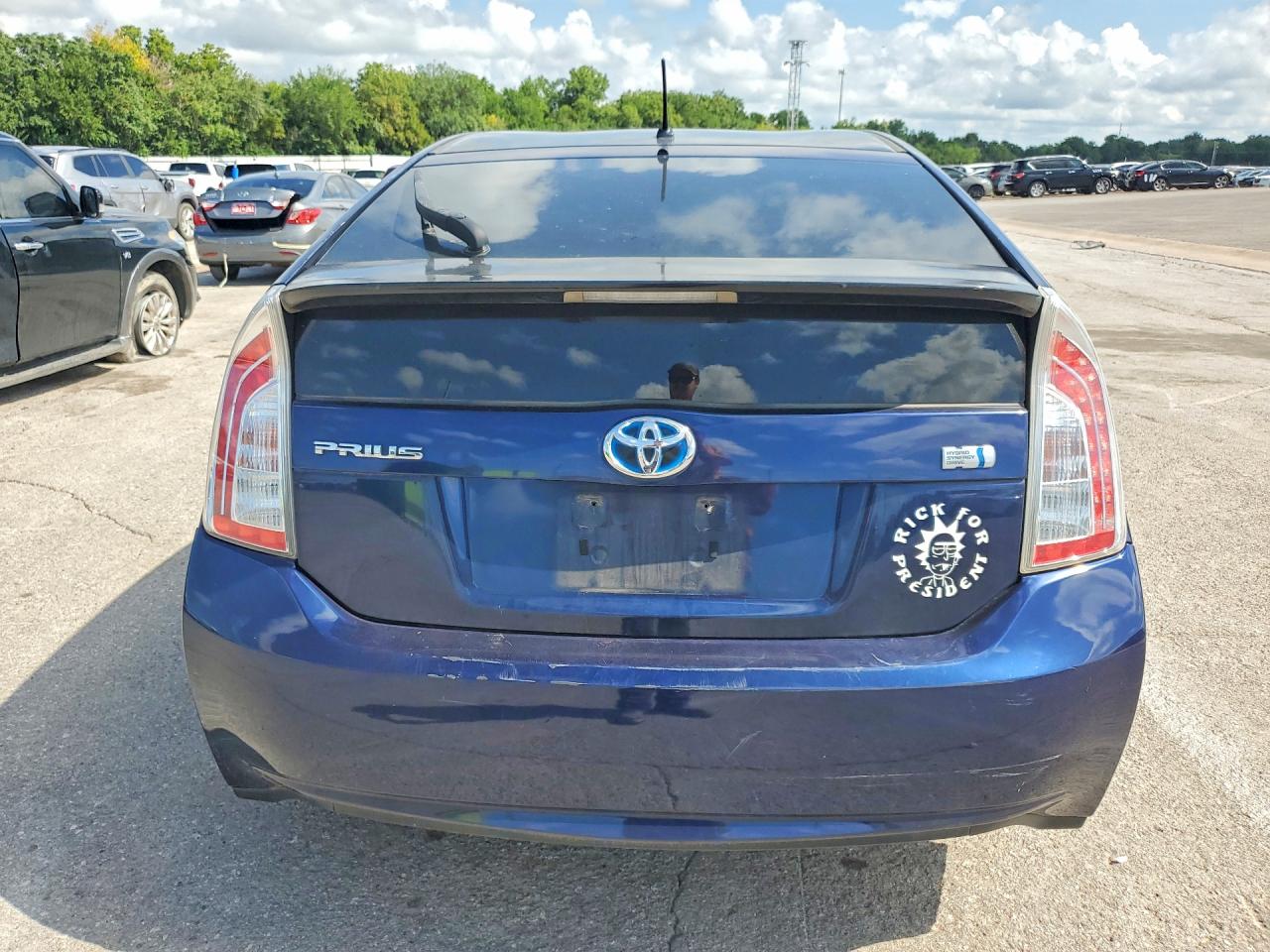 2012 Toyota Prius Two Blue vin: JTDKN3DU0C1525955