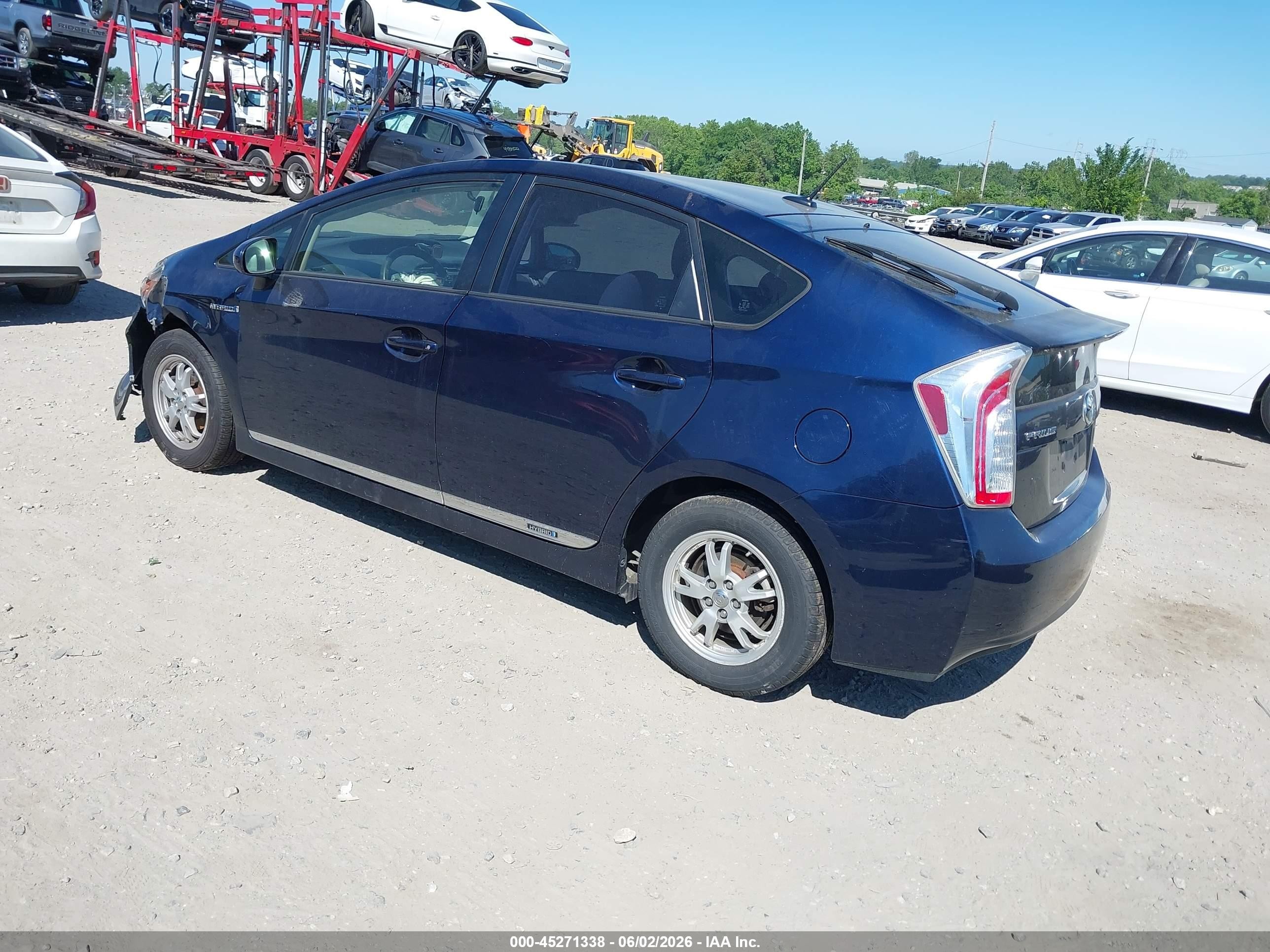 2012 Toyota Prius   Dark Blue vin: JTDKN3DU0C1543971