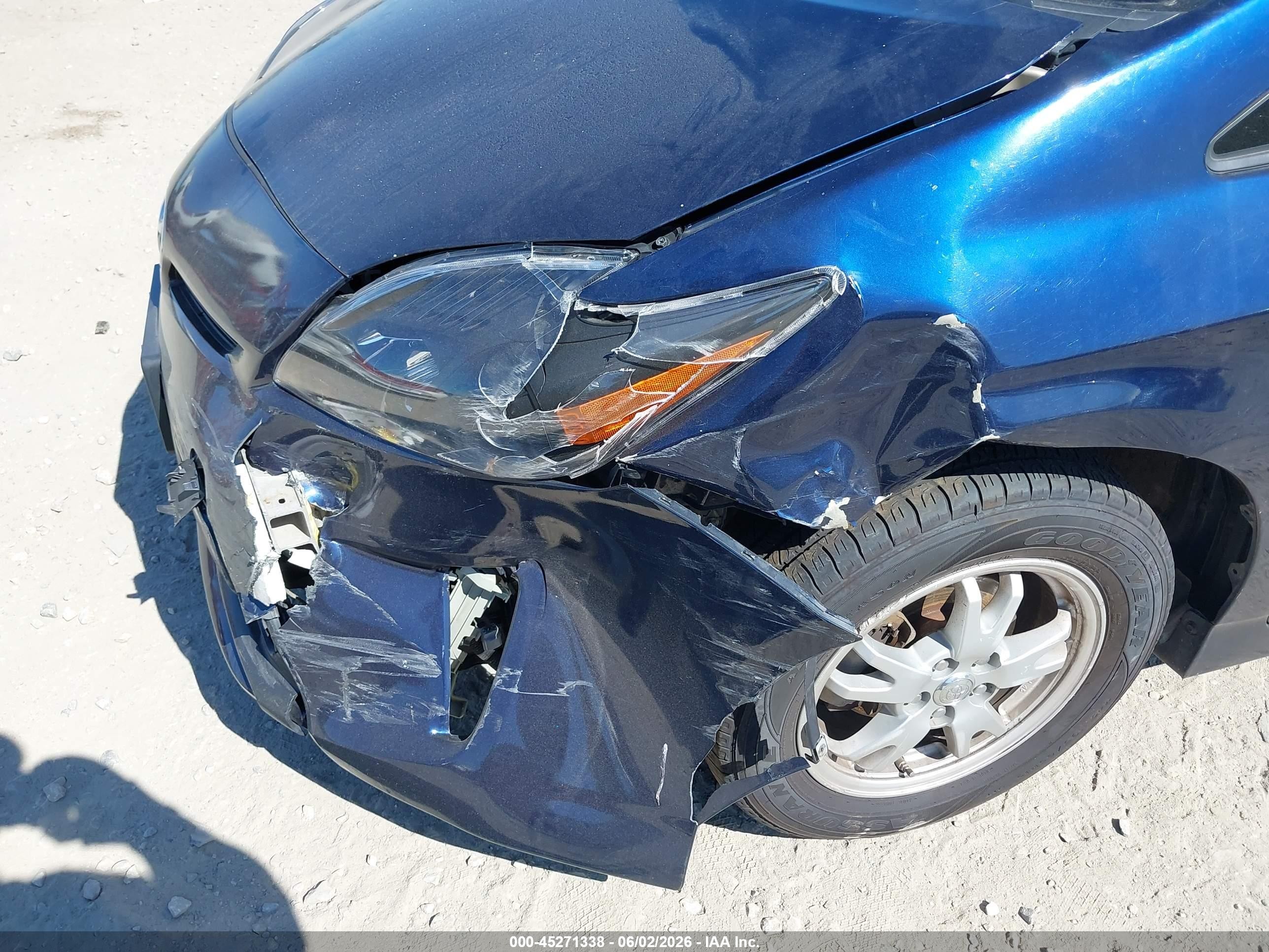 2012 Toyota Prius   Dark Blue vin: JTDKN3DU0C1543971