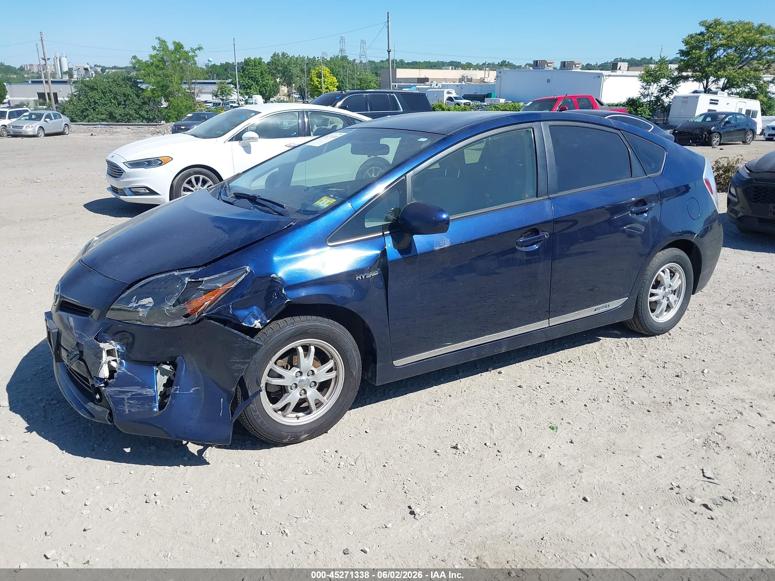 2012 Toyota Prius   Dark Blue vin: JTDKN3DU0C1543971