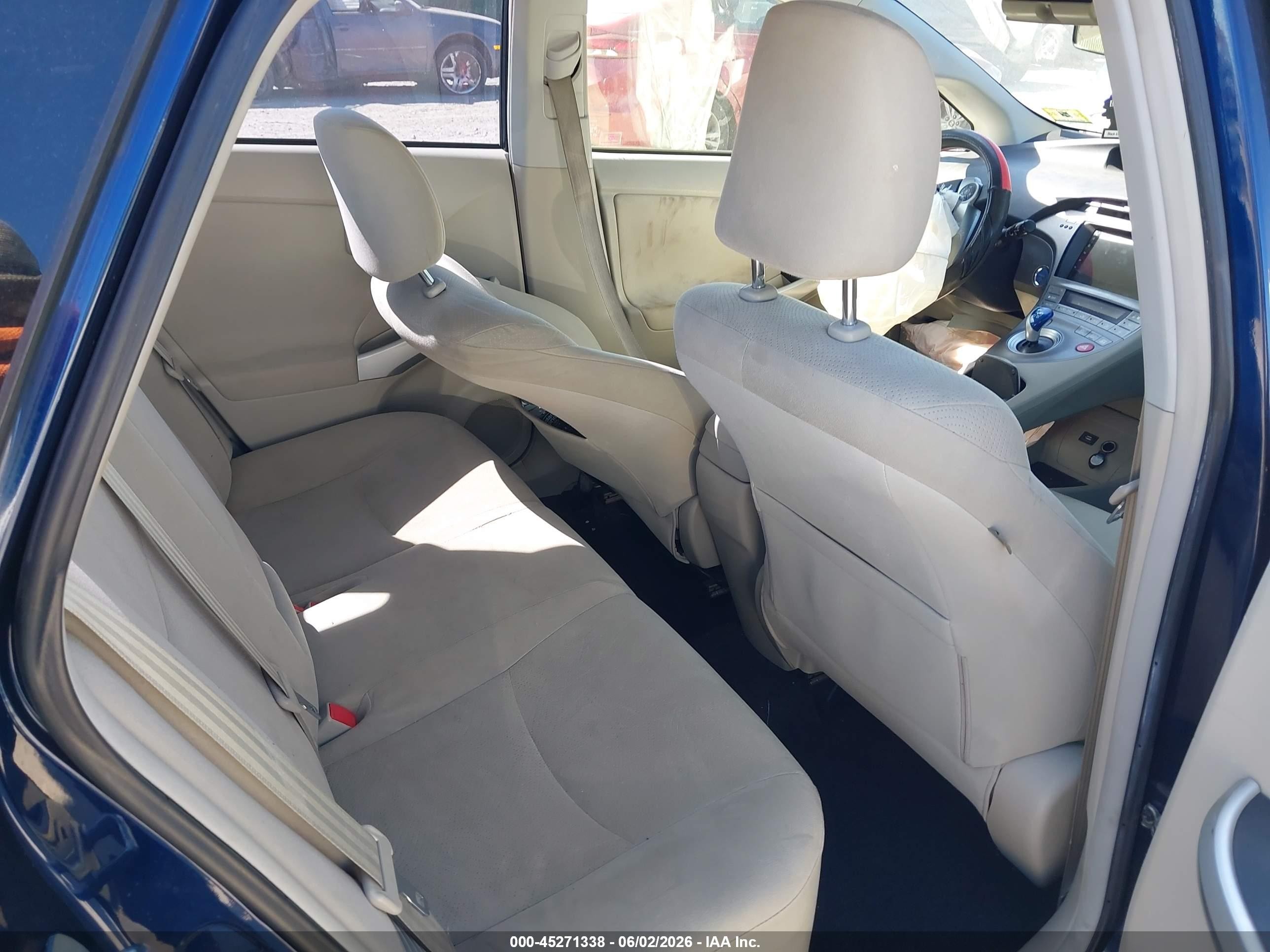 2012 Toyota Prius   Dark Blue vin: JTDKN3DU0C1543971
