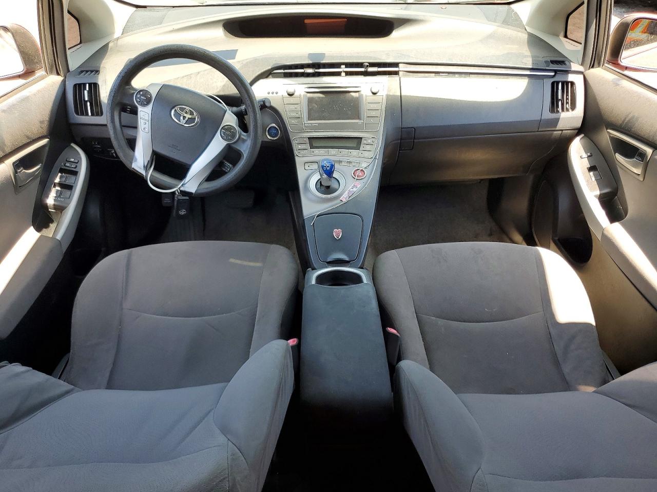 2012 Toyota Prius Three Red vin: JTDKN3DU0C1552931