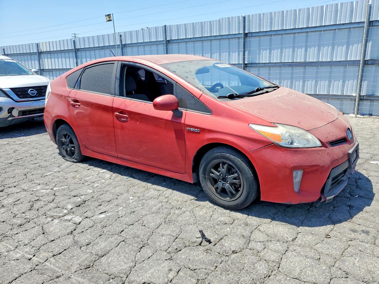 2012 Toyota Prius Three Red vin: JTDKN3DU0C1552931