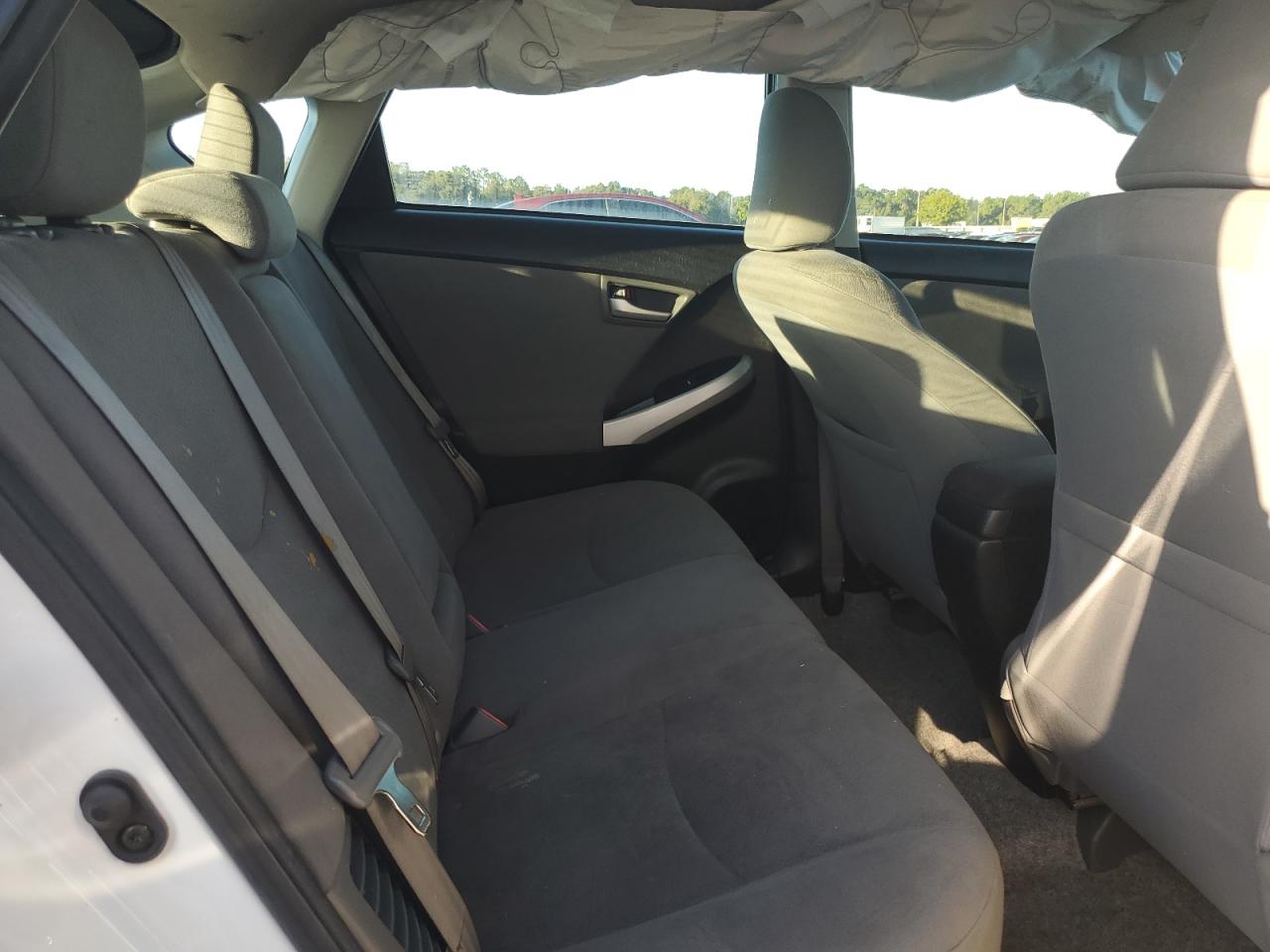 2012 Toyota Prius One White vin: JTDKN3DU0C1553450