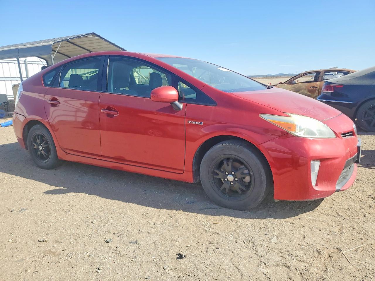 2012 Toyota Prius Two Red vin: JTDKN3DU0C1554548