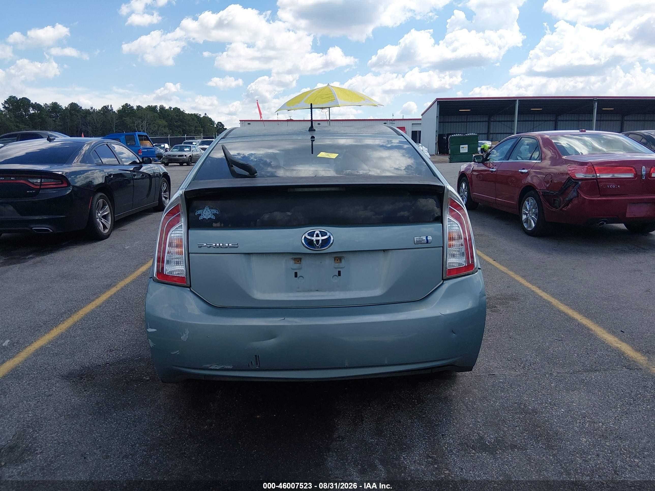 2012 Toyota Prius Two Silver vin: JTDKN3DU0C1555473