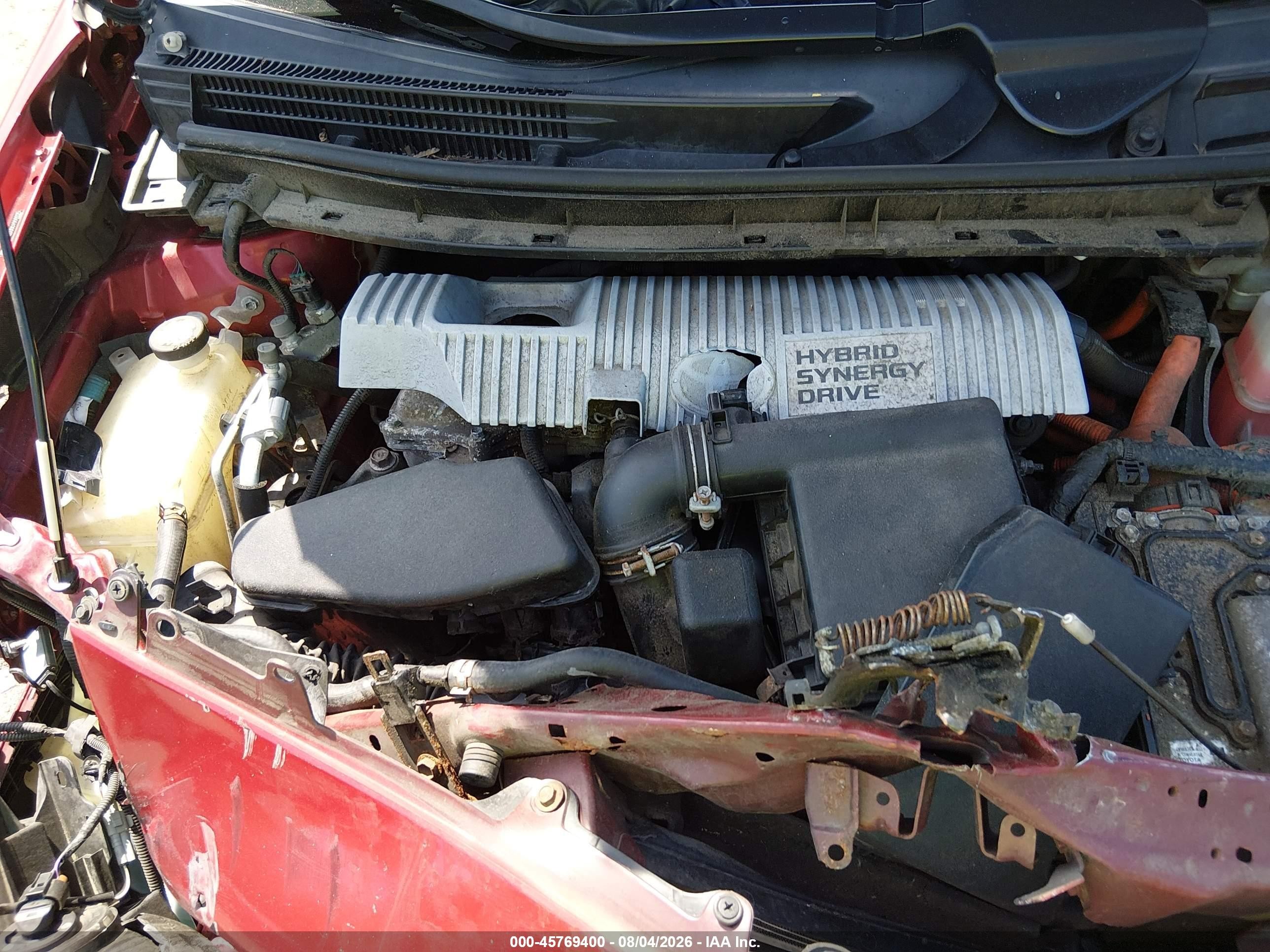 2012 Toyota Prius Three Красный vin: JTDKN3DU0C1559975