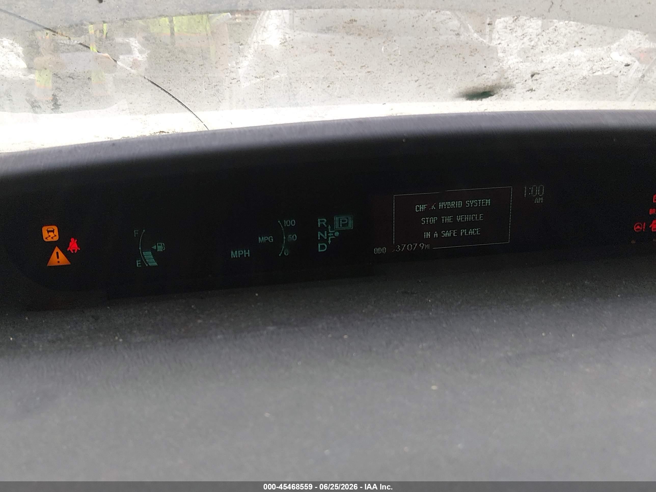 2012 Toyota Prius One Серый vin: JTDKN3DU0C1565341