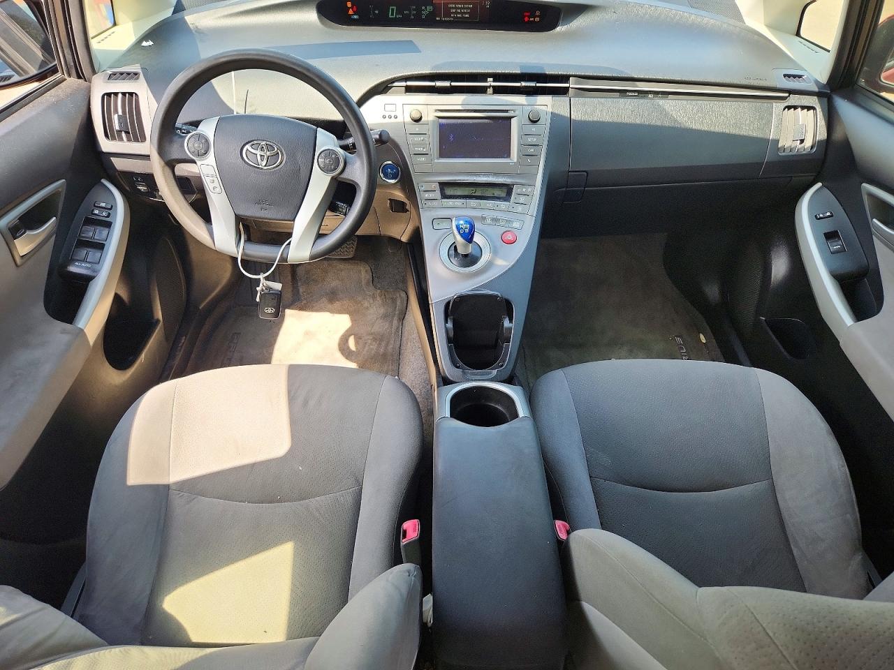 2012 Toyota Prius Two Red vin: JTDKN3DU0C1576811