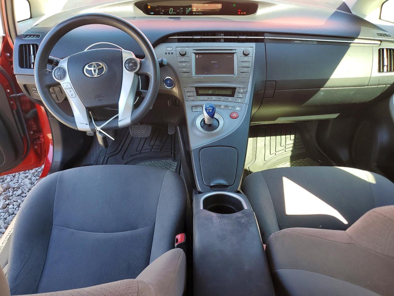 2012 Toyota Prius Three Red vin: JTDKN3DU0C1588005