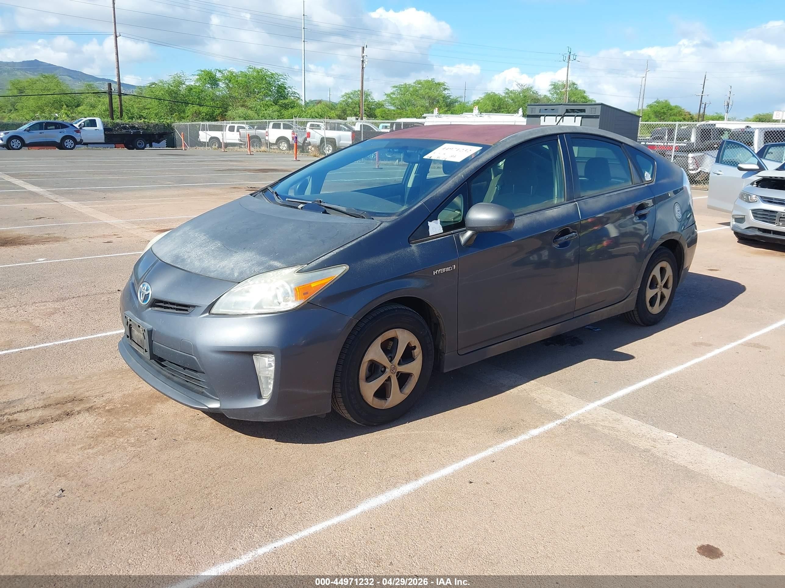 2012 Toyota Prius Five/four/one/three/two Black vin: JTDKN3DU0C1605725