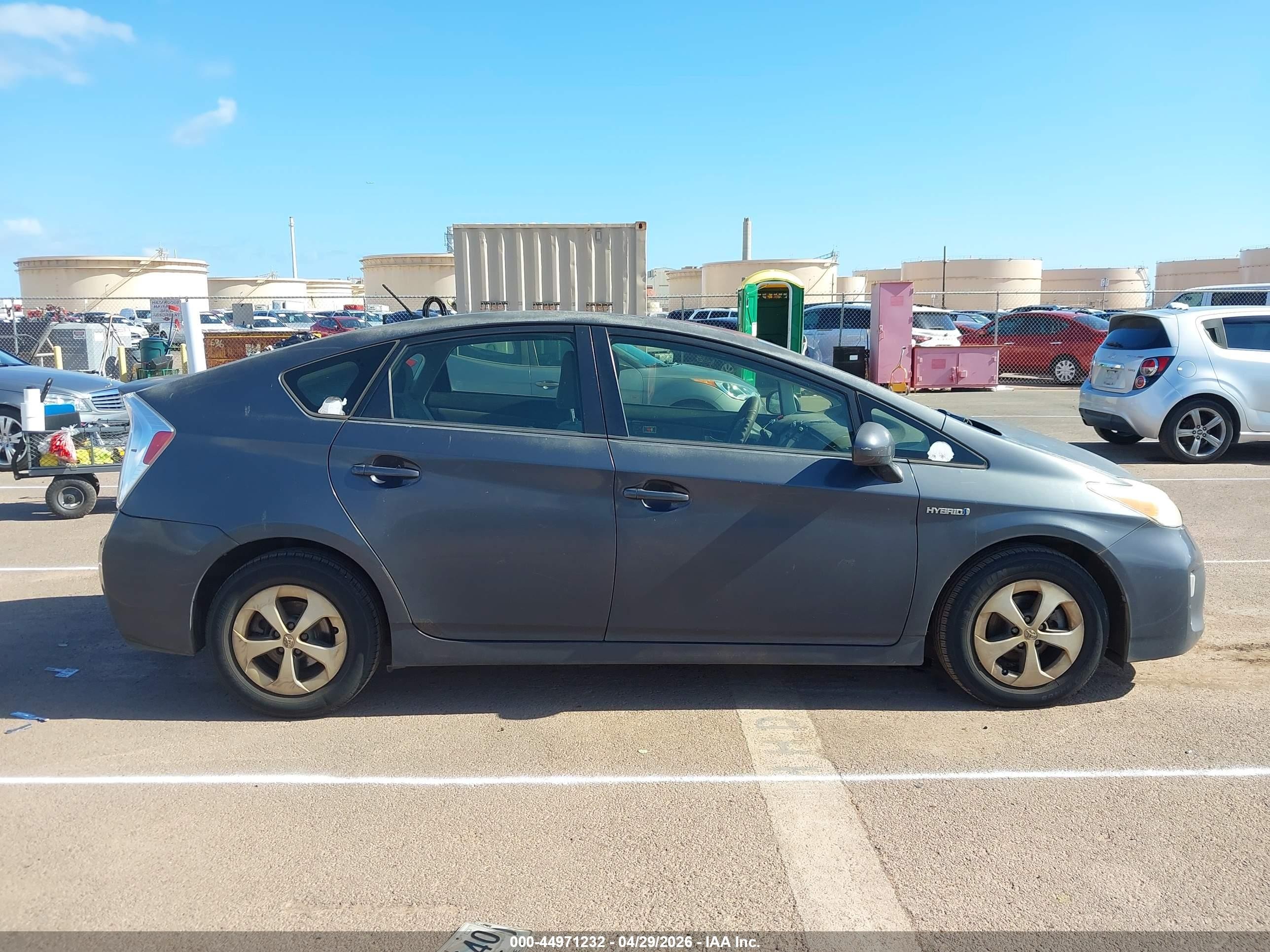 2012 Toyota Prius Five/four/one/three/two Black vin: JTDKN3DU0C1605725