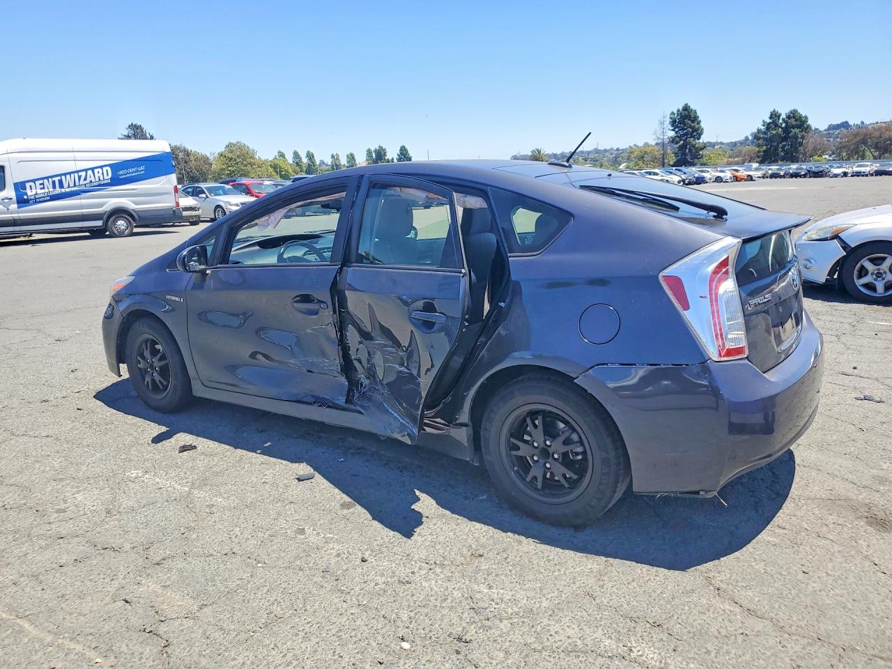 2012 Toyota Prius Three Charcoal vin: JTDKN3DU0C5385575