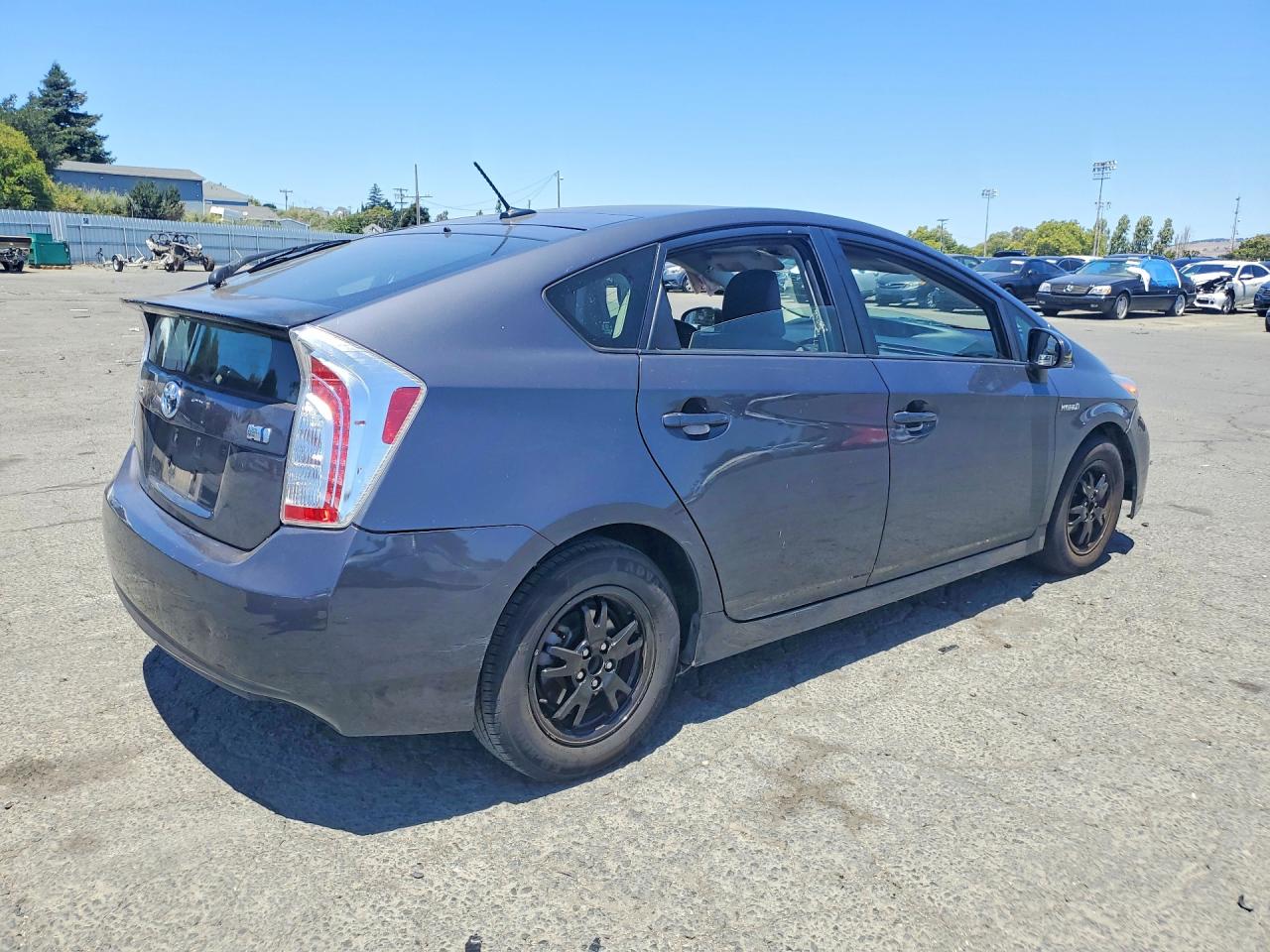 2012 Toyota Prius Three Charcoal vin: JTDKN3DU0C5385575