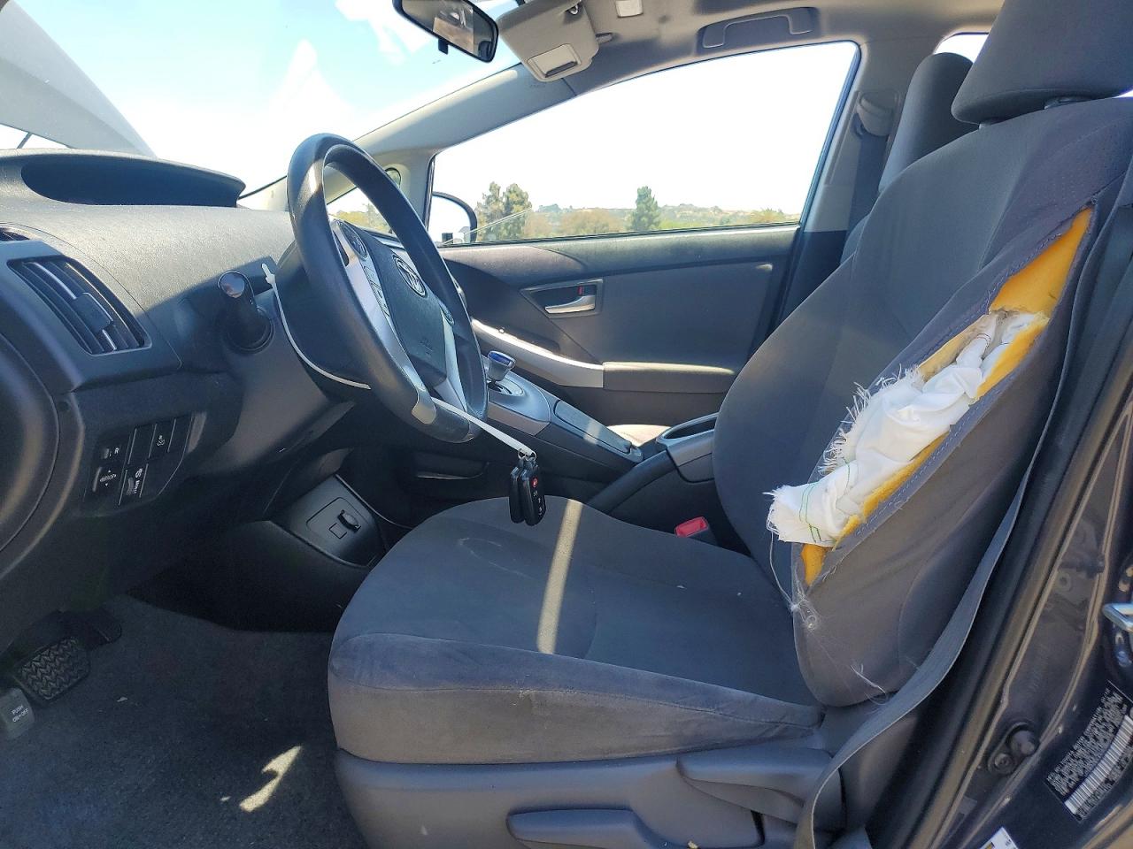 2012 Toyota Prius Three Charcoal vin: JTDKN3DU0C5385575