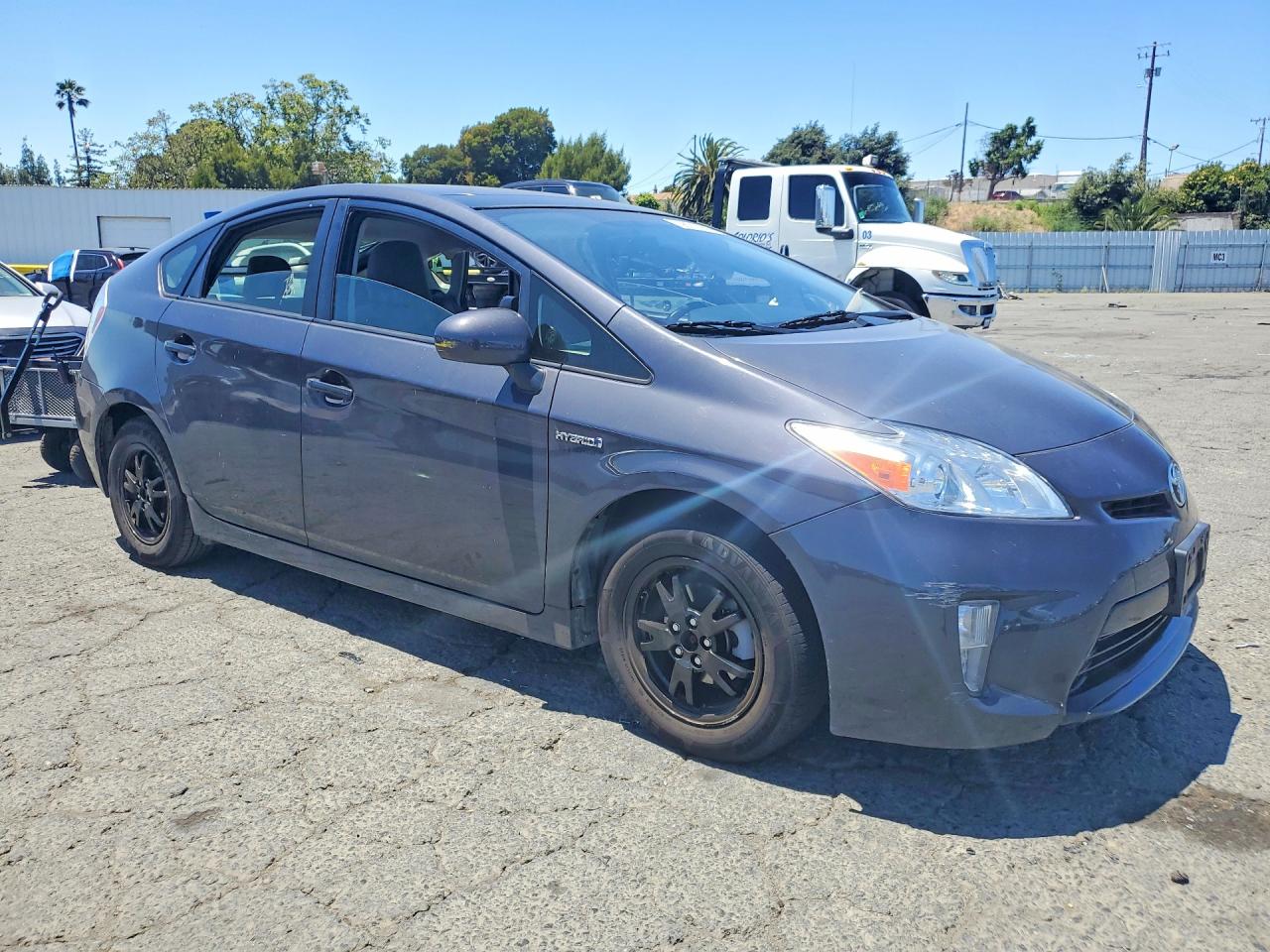 2012 Toyota Prius Three Charcoal vin: JTDKN3DU0C5385575