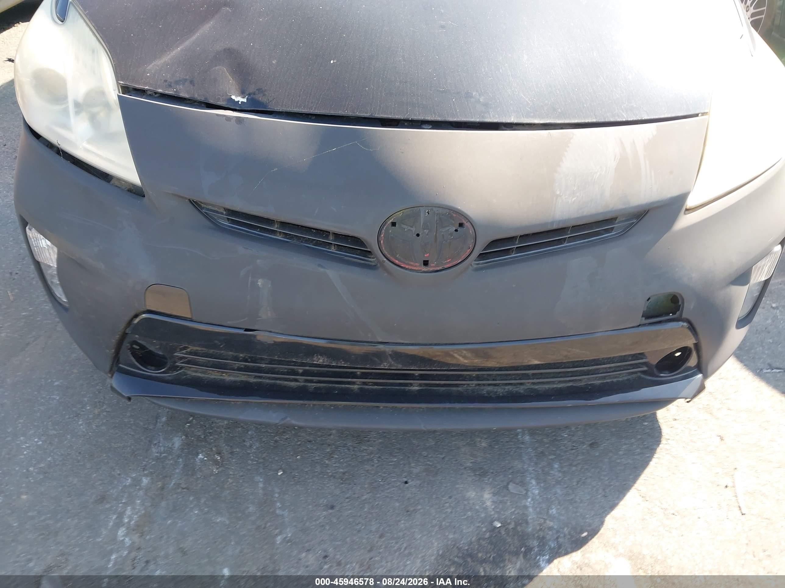 2012 Toyota Prius Two Black vin: JTDKN3DU0C5396897