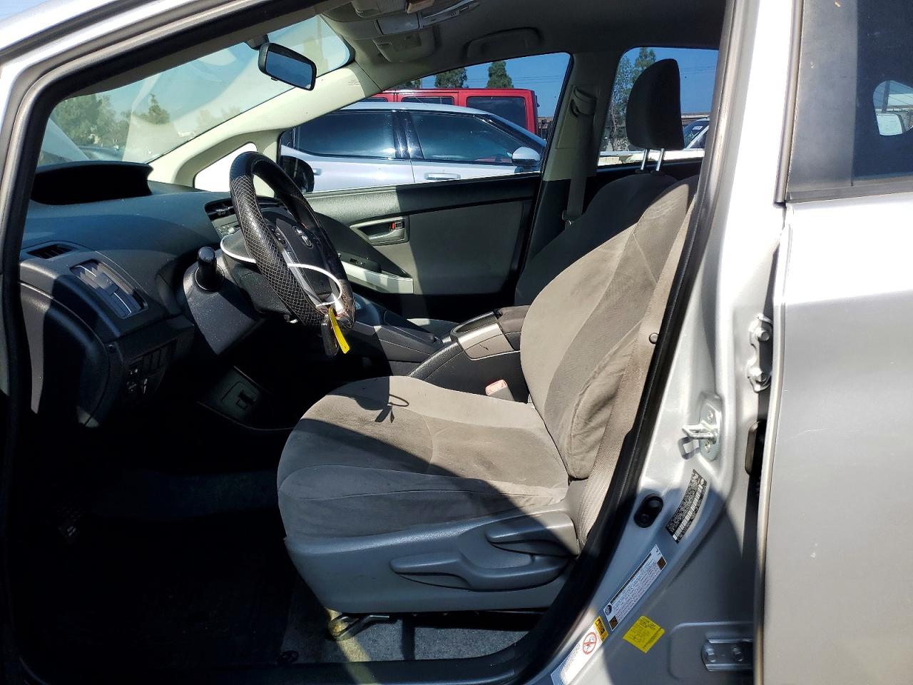 2012 Toyota Prius Two Silver vin: JTDKN3DU0C5397273