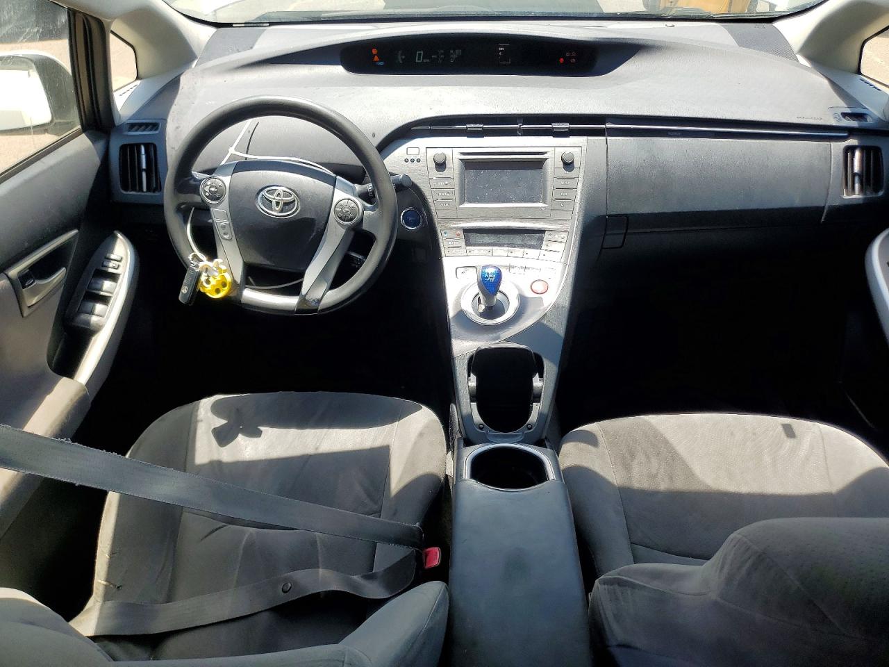 2012 Toyota Prius Two White vin: JTDKN3DU0C5457293